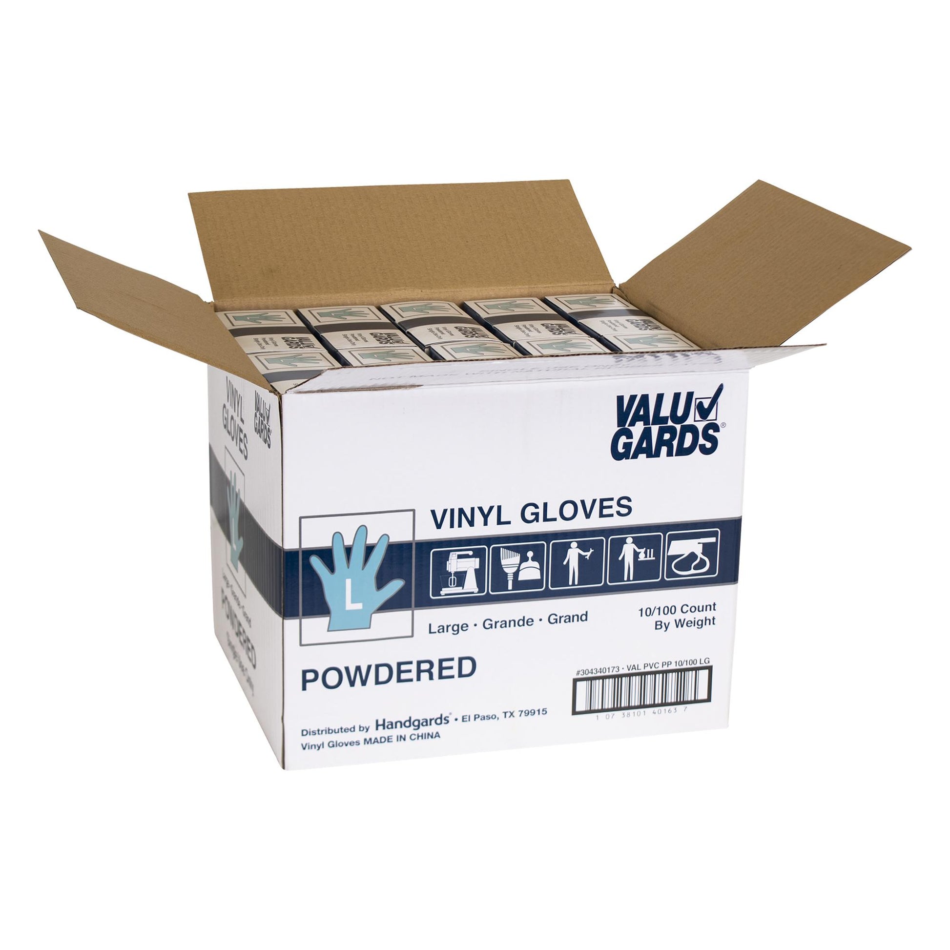 Gloves Vinyl Powdered Large