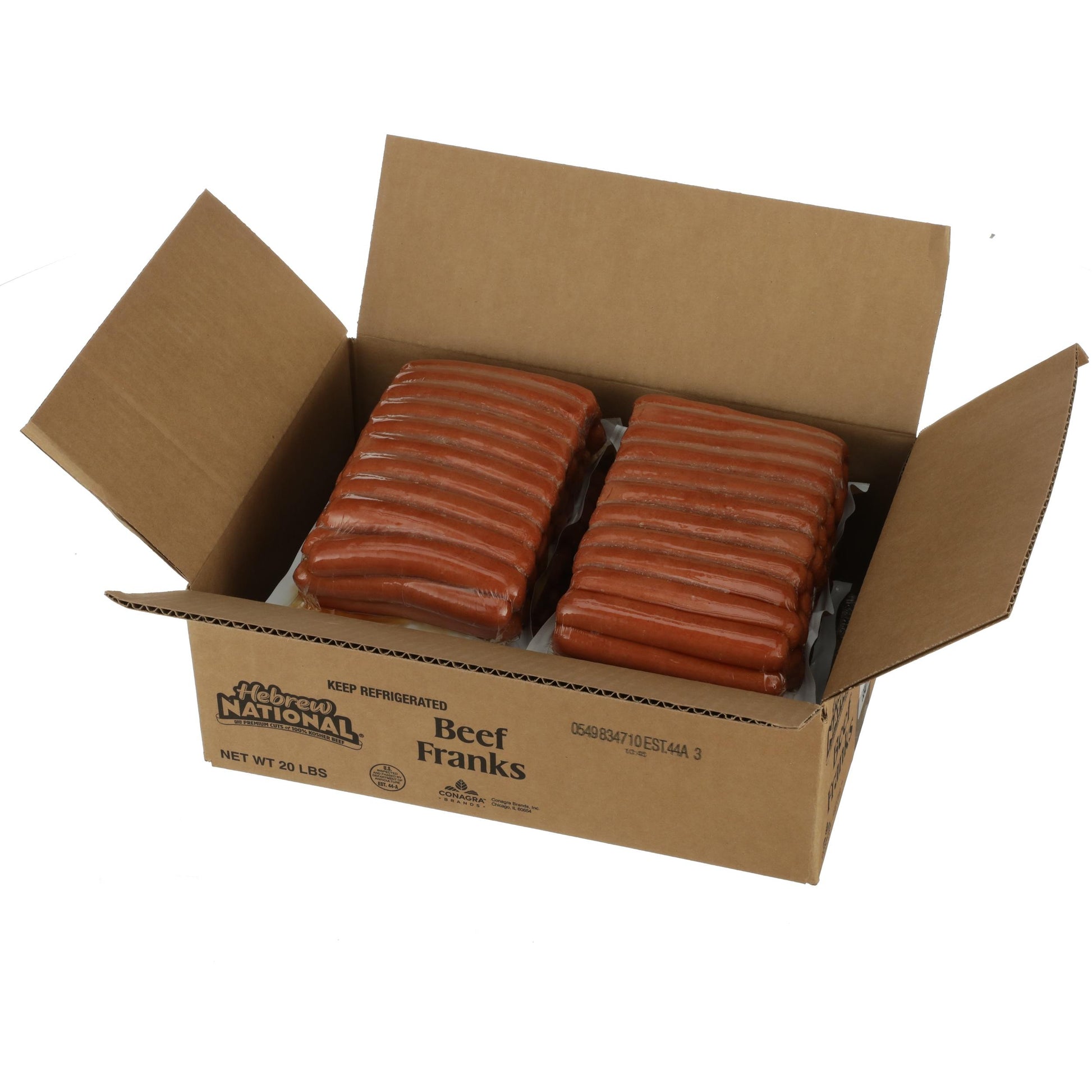 Skinless Kosher Hot Dog 6 Inch 8:1