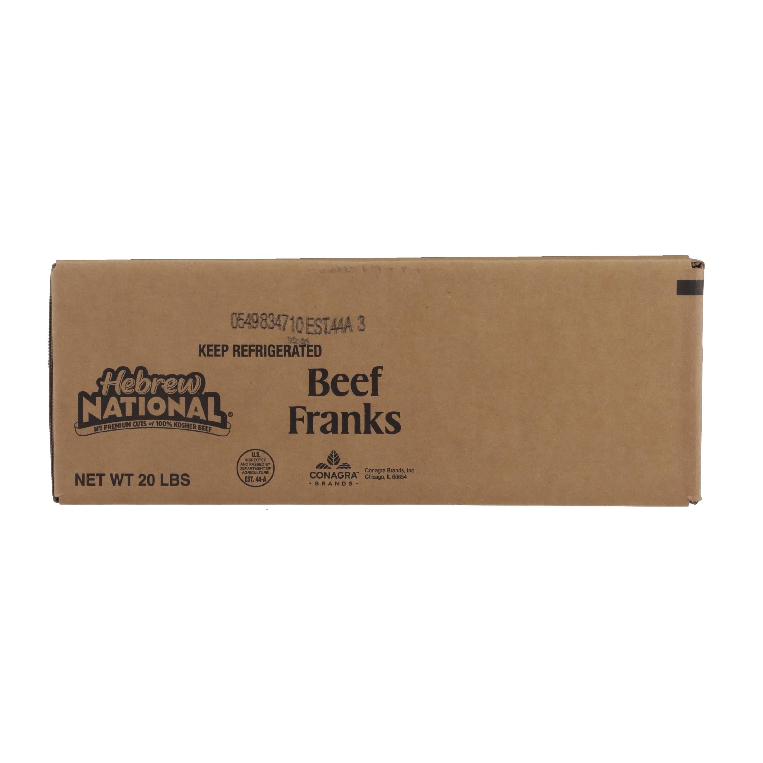 Skinless Kosher Hot Dog 6 Inch 8:1