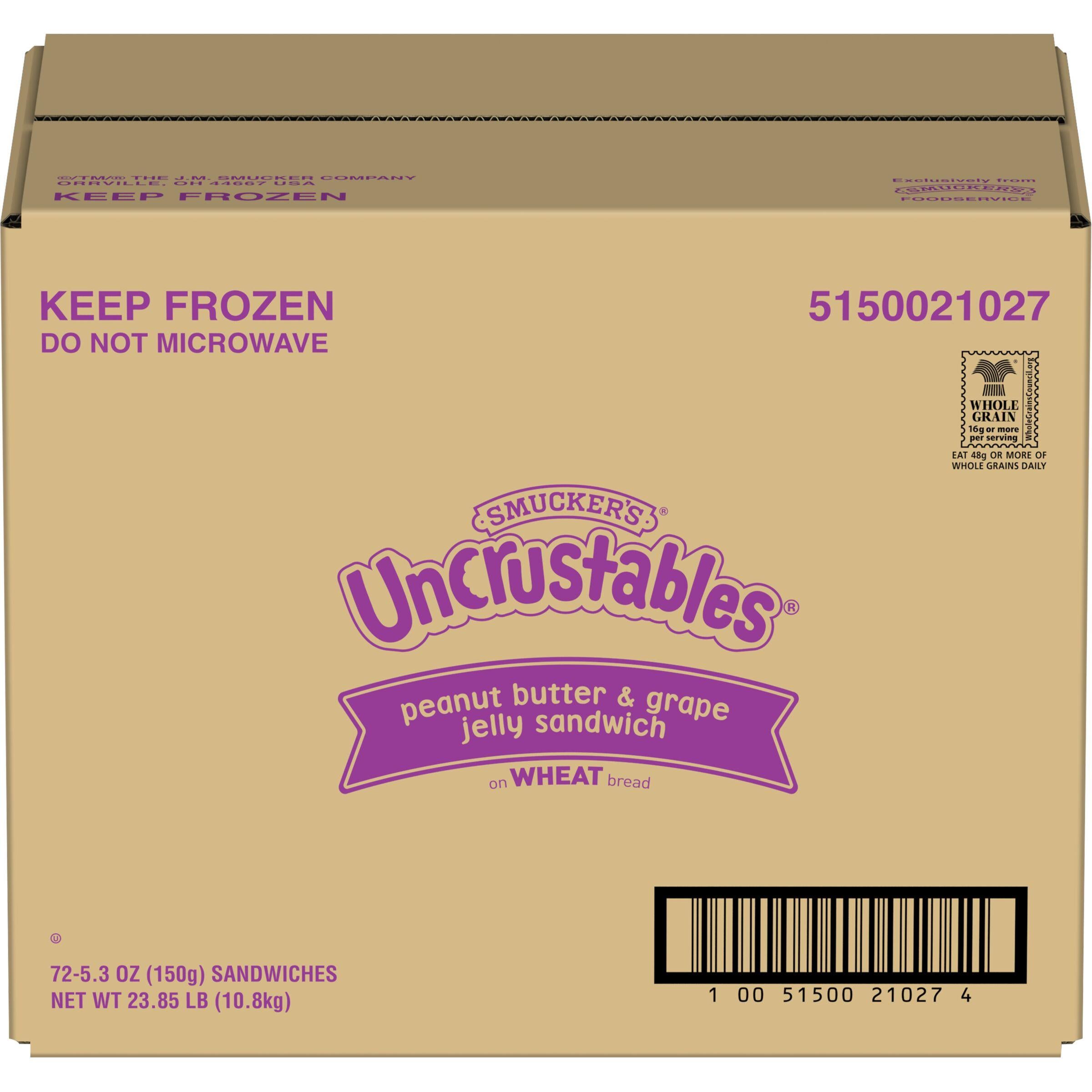 * Peanut Butter & Grape Uncrustable