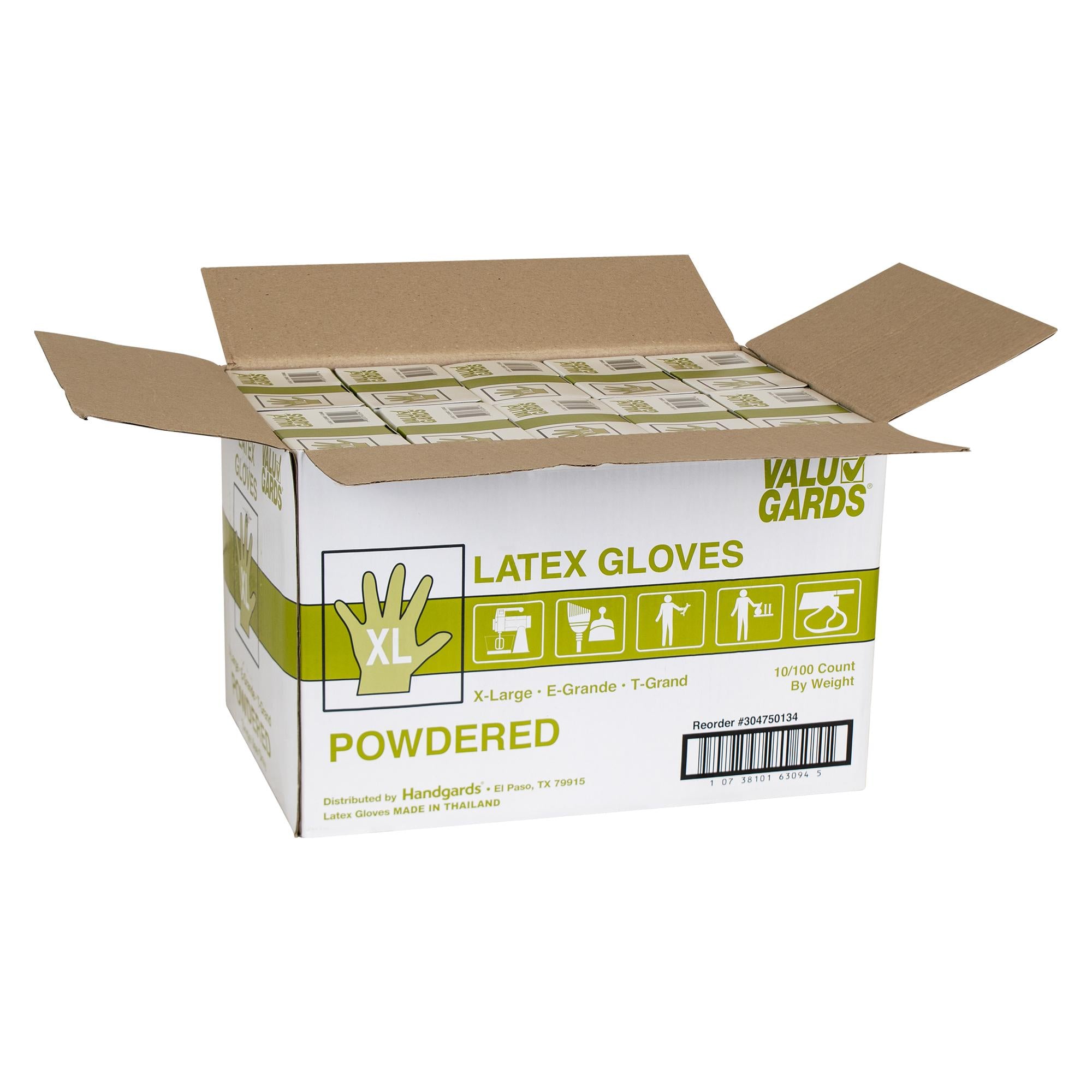 Gloves Latex Powdered Extra Large