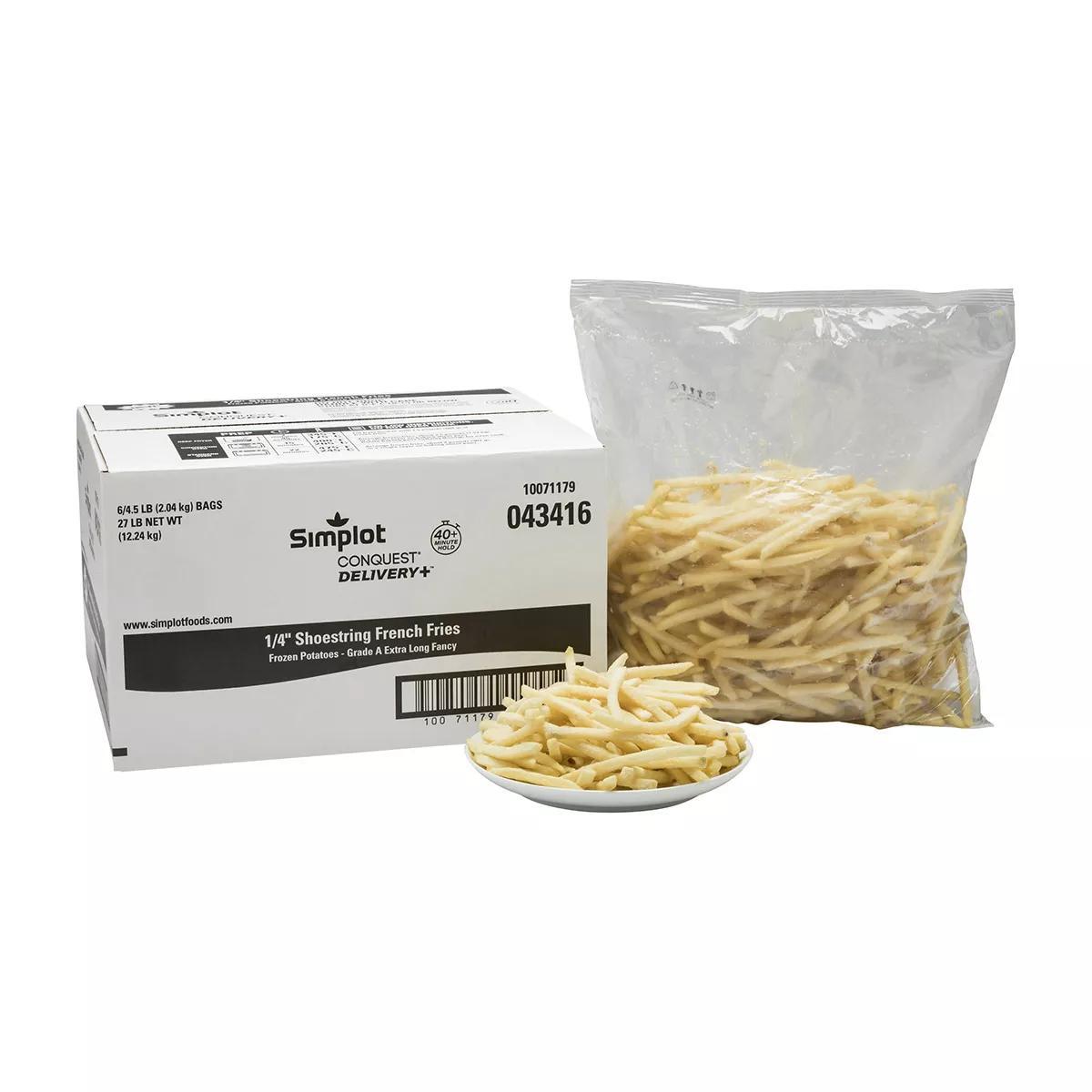 1/4 Inch Clear Coated Shoestring Fry