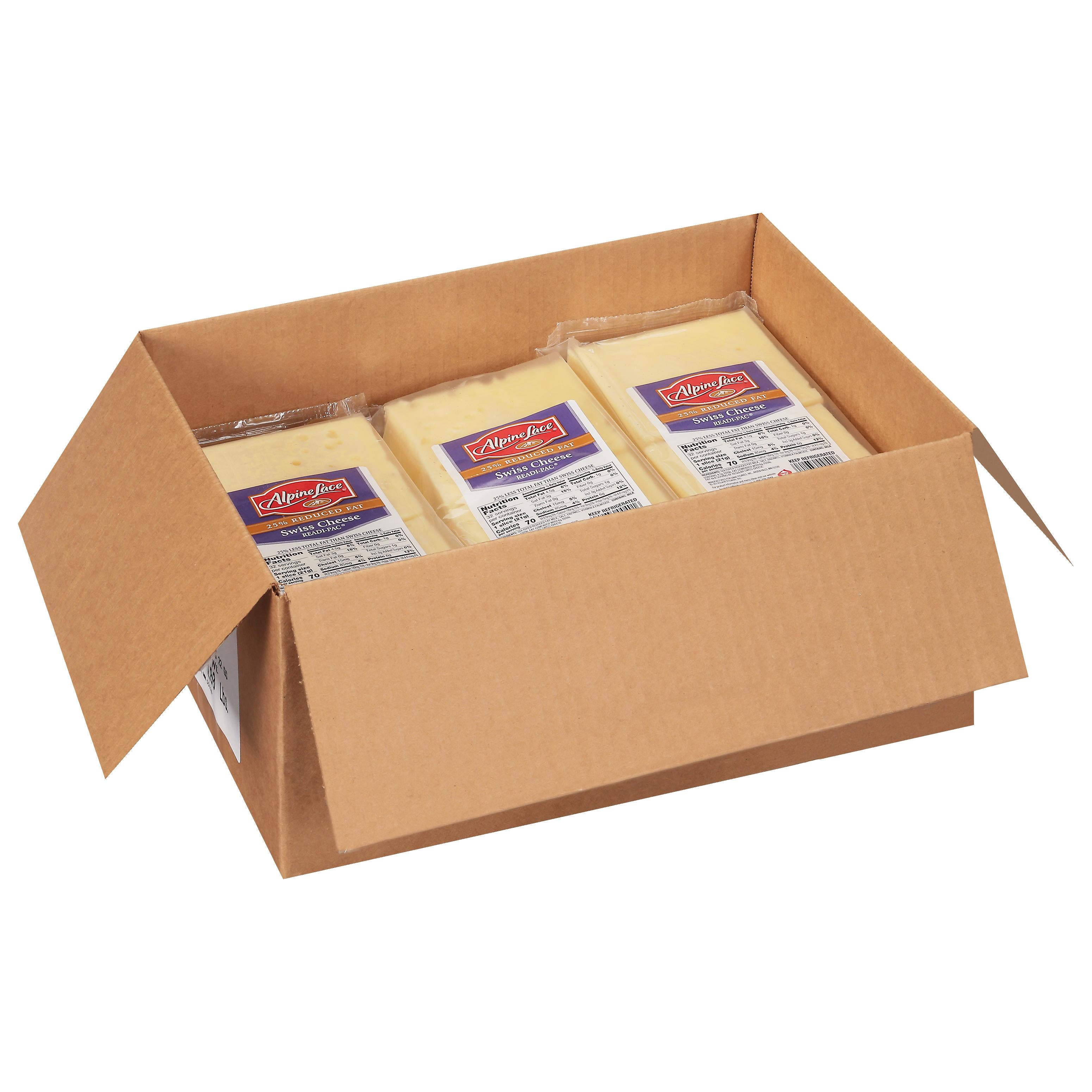 Reduced Fat Sliced Swiss Cheese