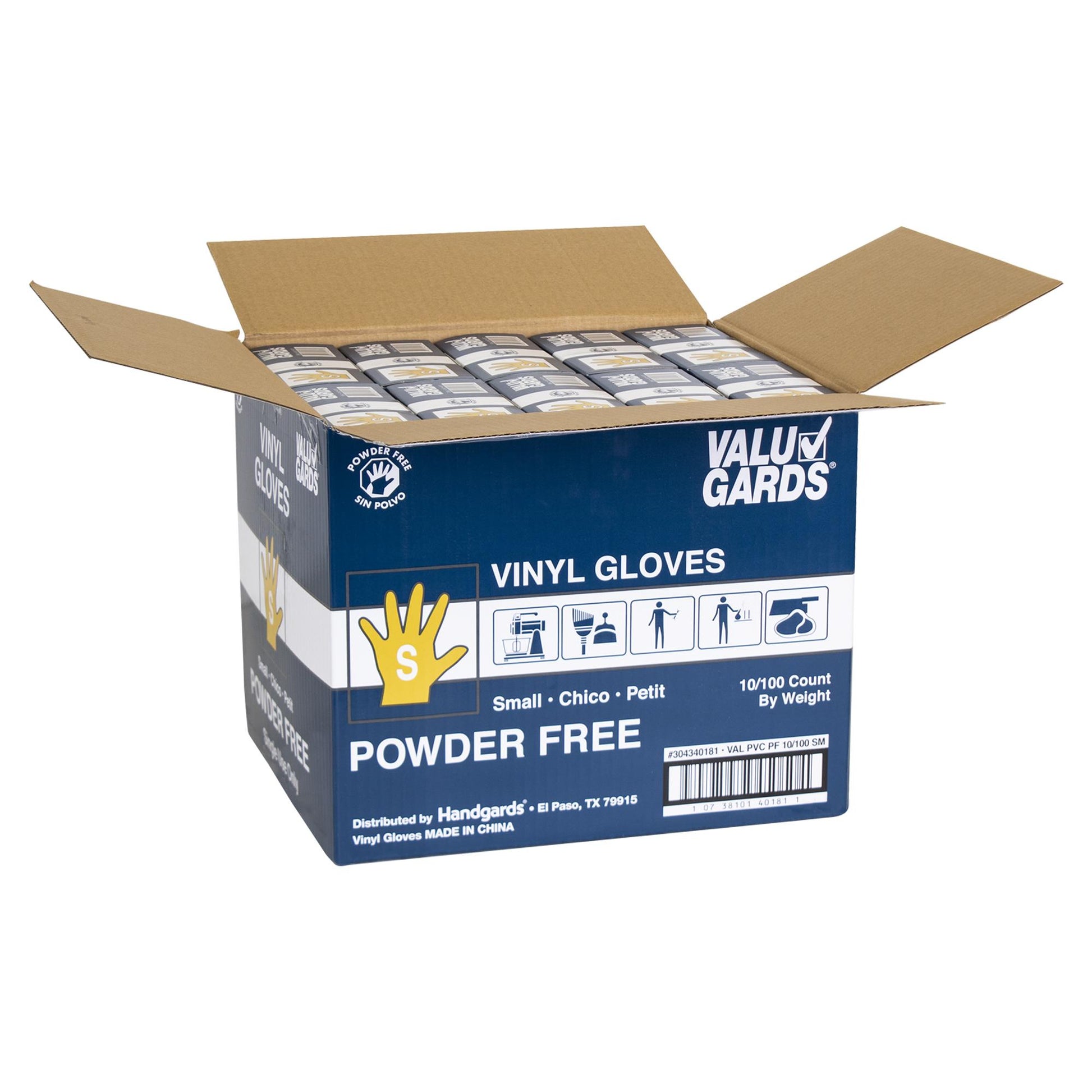 * Gloves Vinyl Powder Free Small