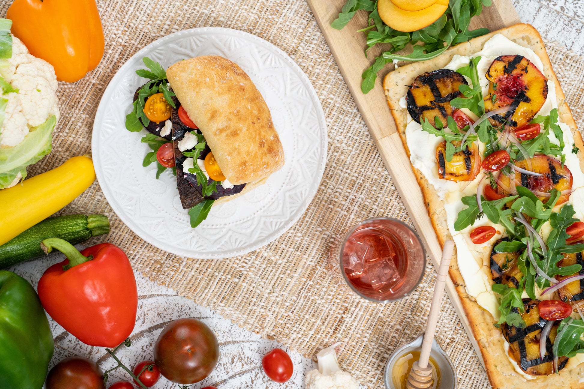 * Cauliflower Flatbread 12x5