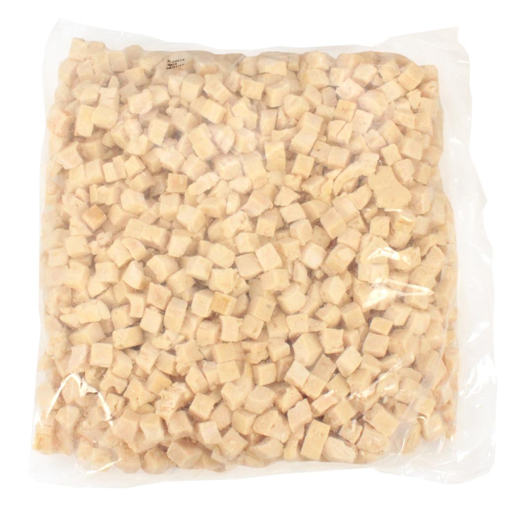 Fully Cooked 1/2in Diced Grilled White Chicken