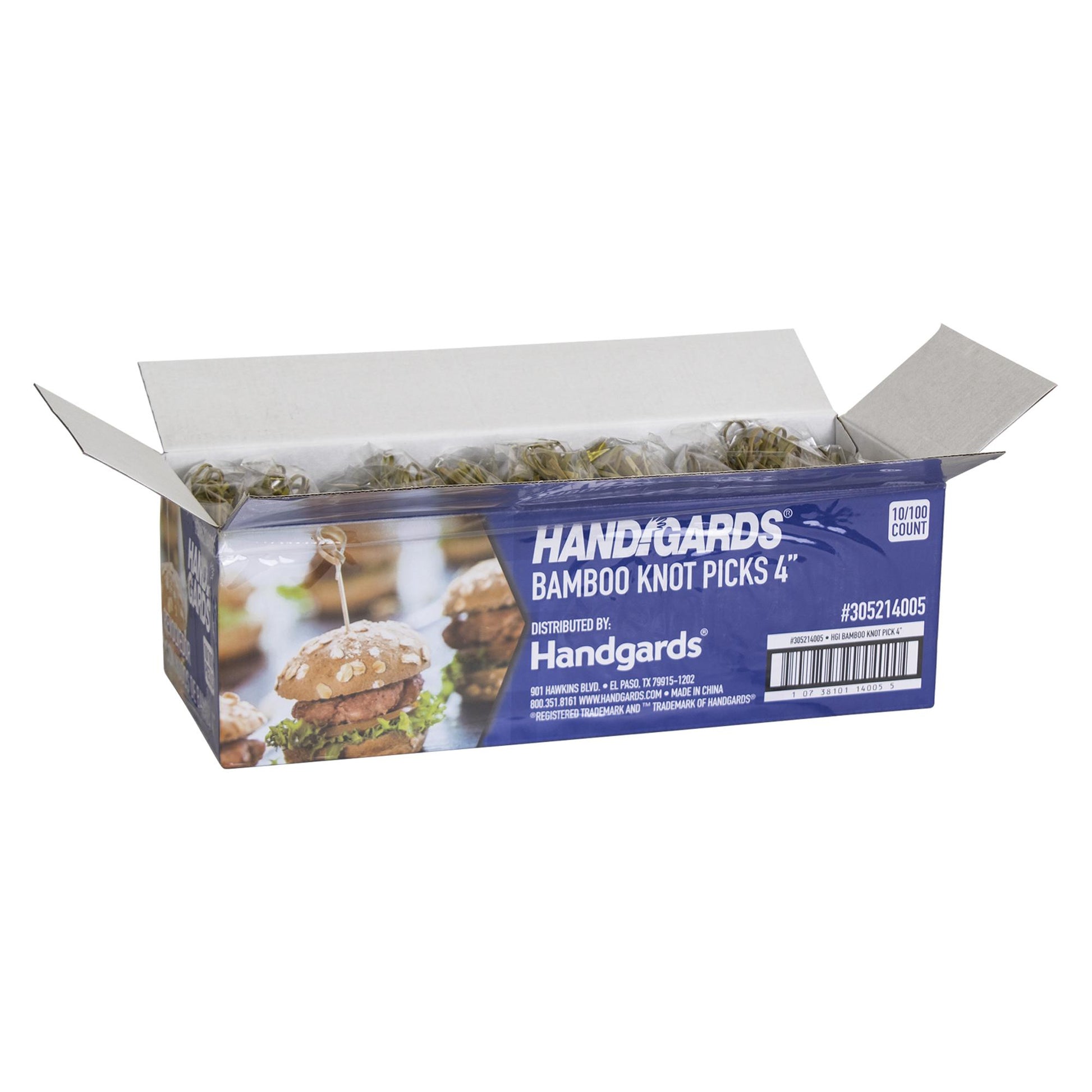 * 4in Bamboo Knot Toothpicks