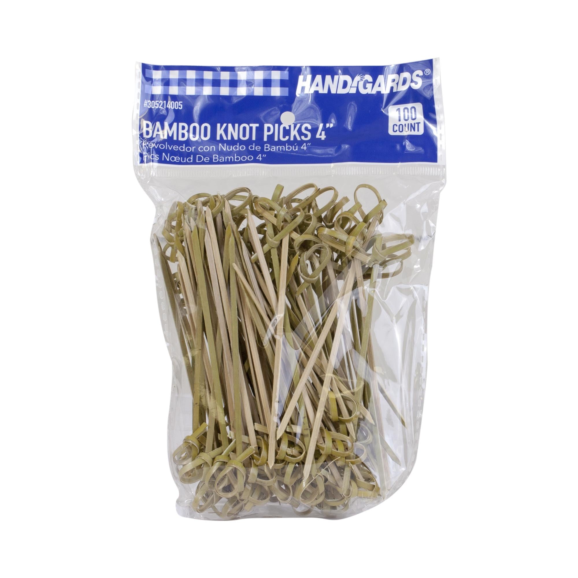 * 4in Bamboo Knot Toothpicks