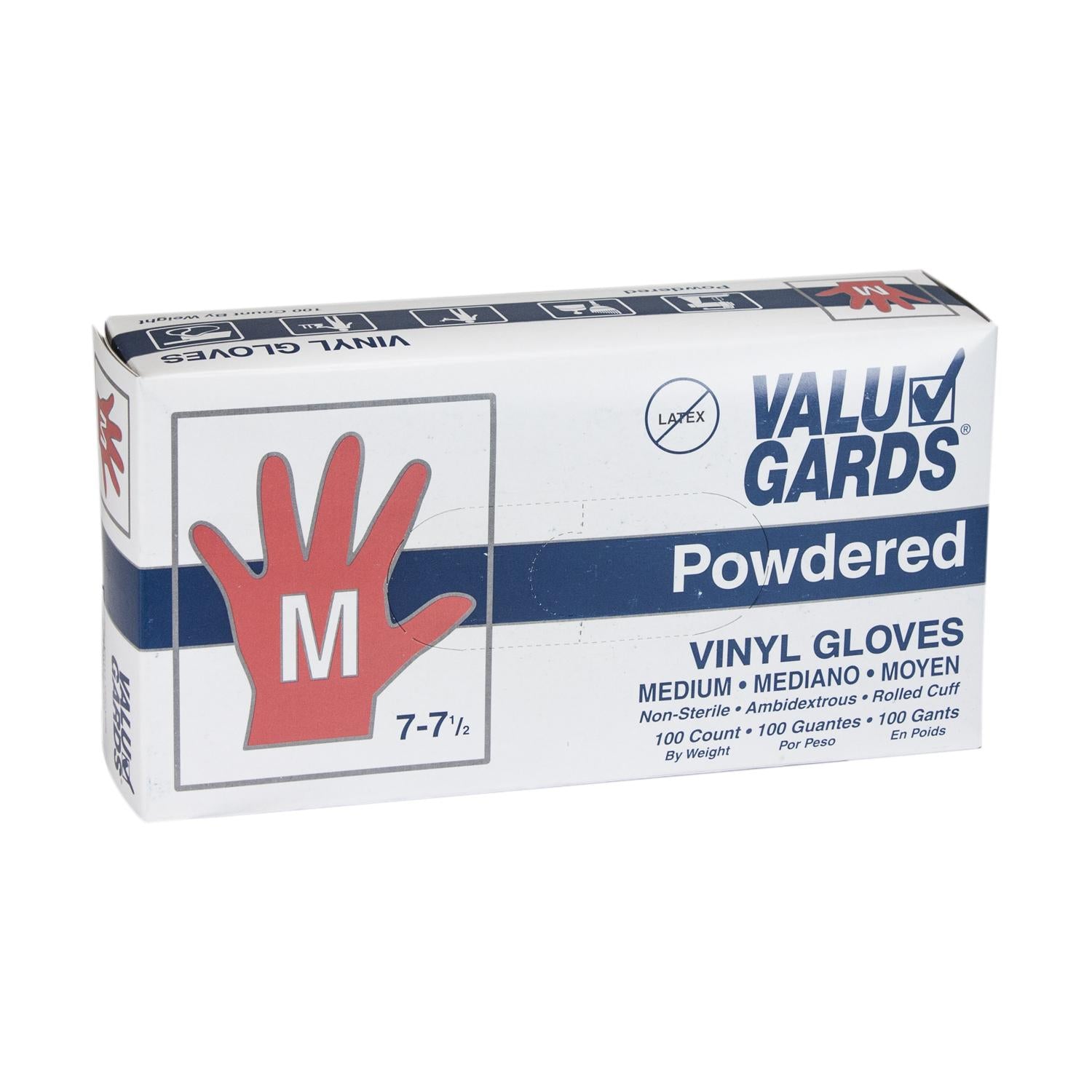 Gloves Vinyl Powdered Medium