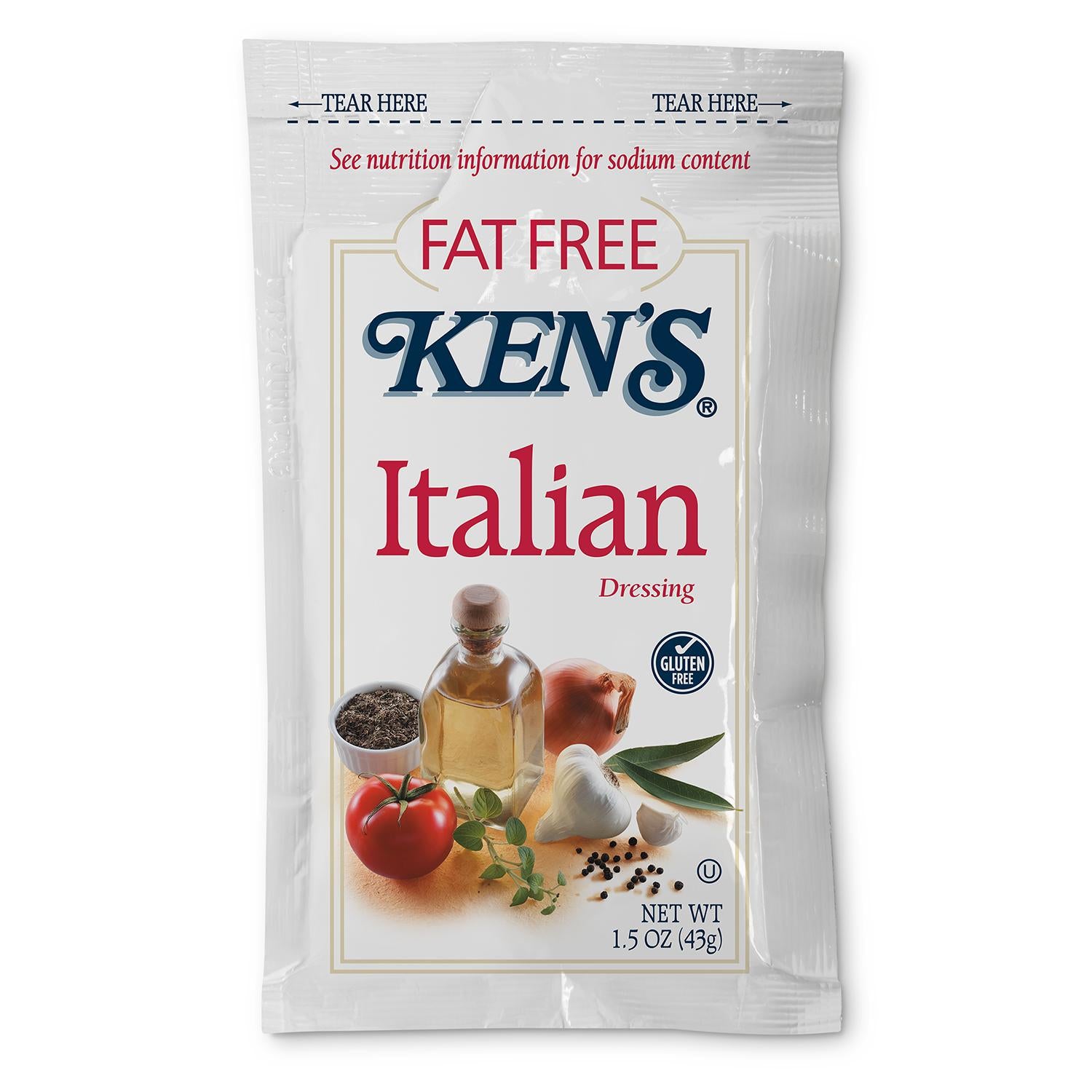* Fat Free Italian Dressing Packets