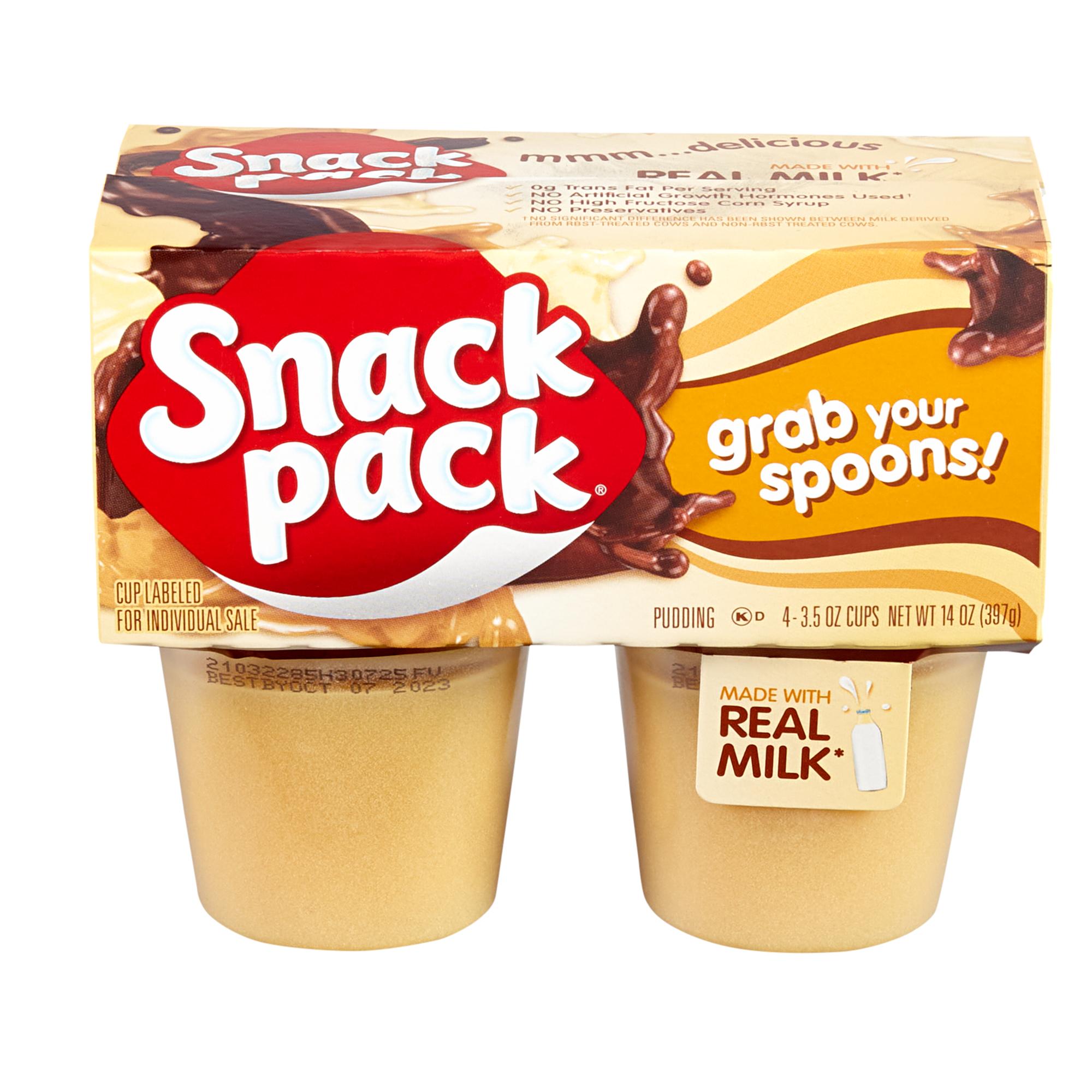 Vanilla Pudding Fat Free Snack Pack