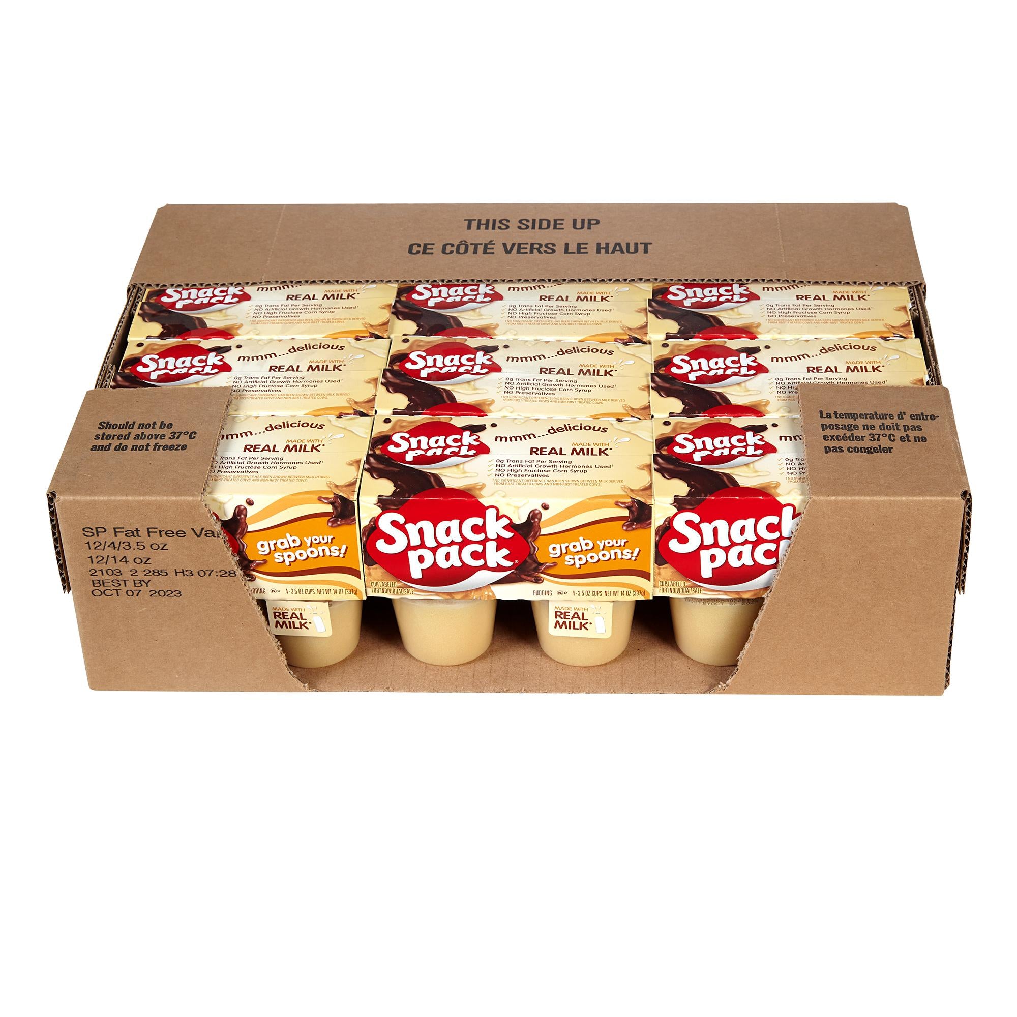 Vanilla Pudding Fat Free Snack Pack