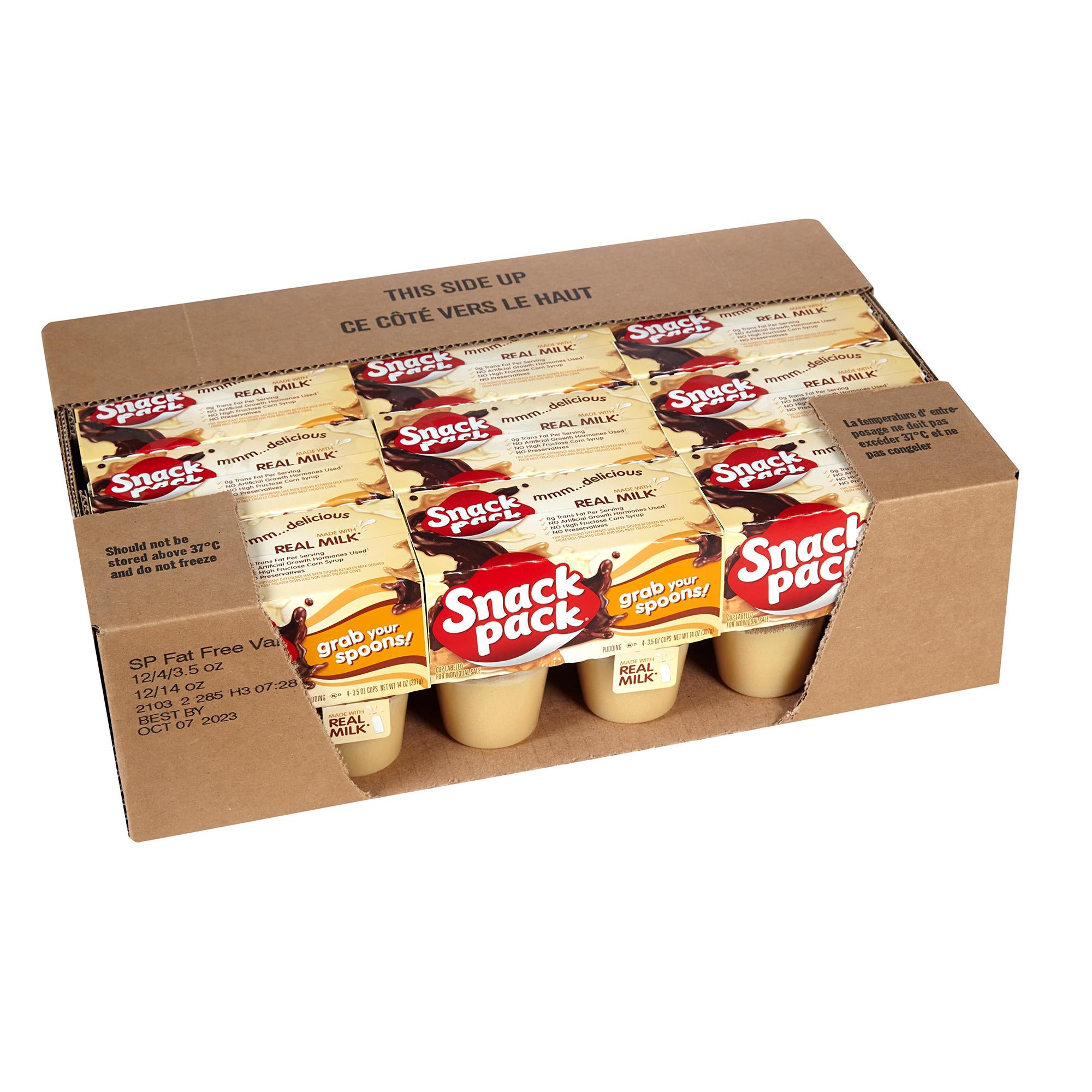 Vanilla Pudding Fat Free Snack Pack