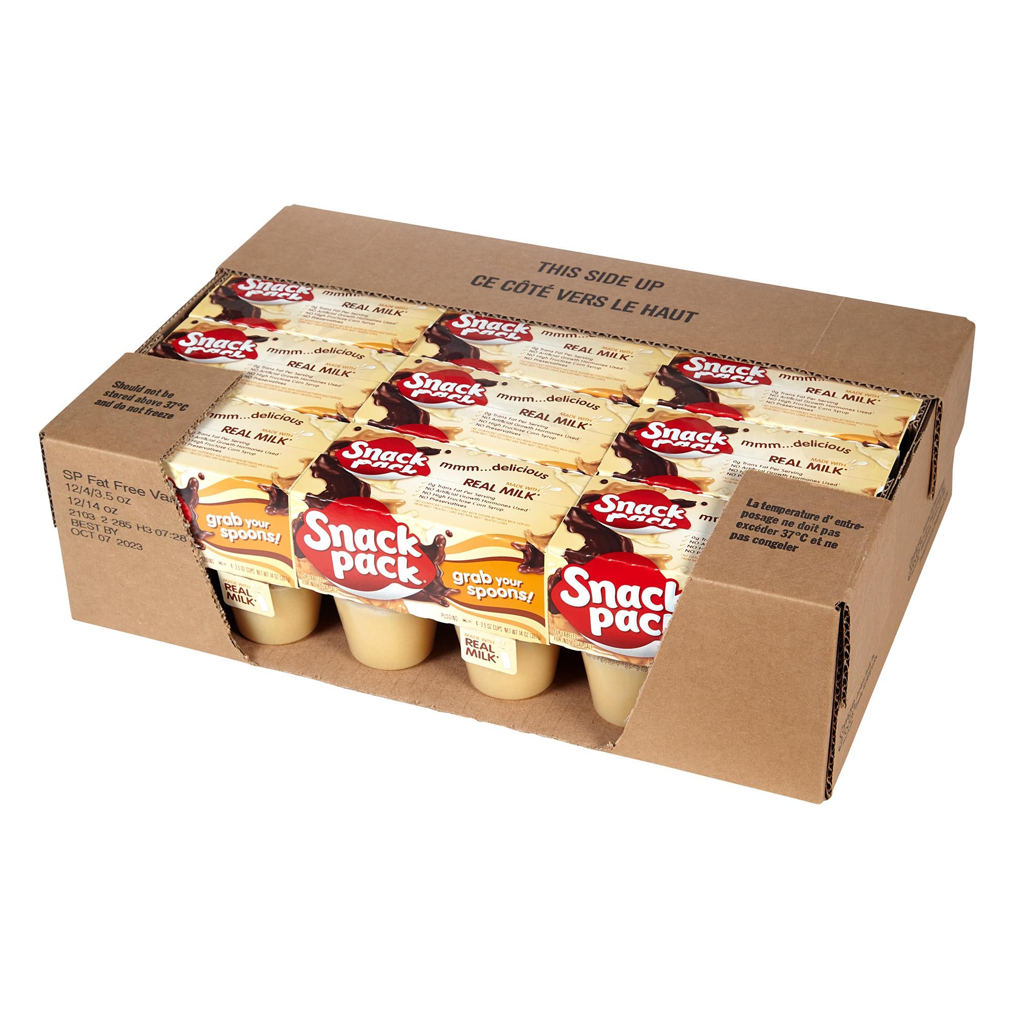 Vanilla Pudding Fat Free Snack Pack