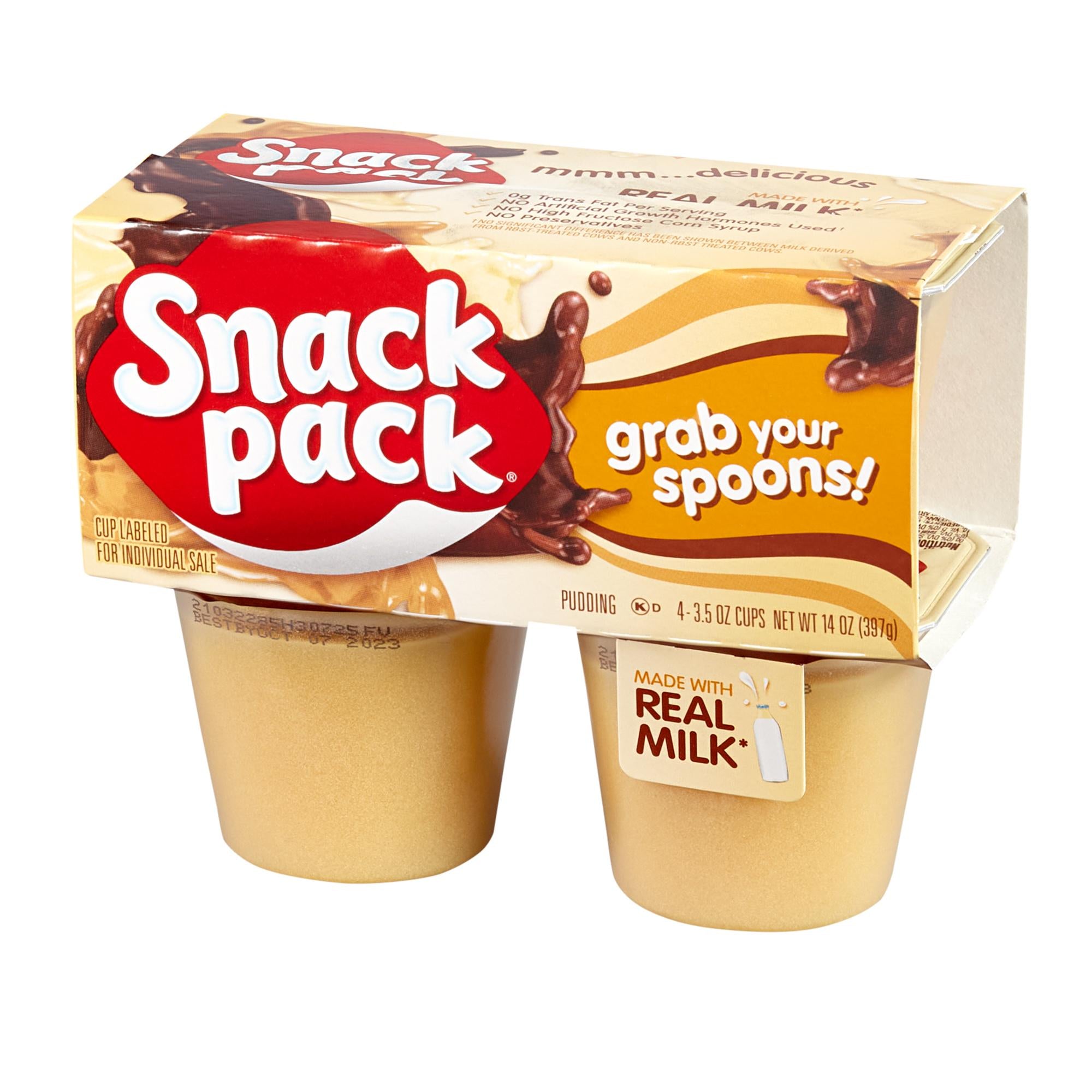 Vanilla Pudding Fat Free Snack Pack