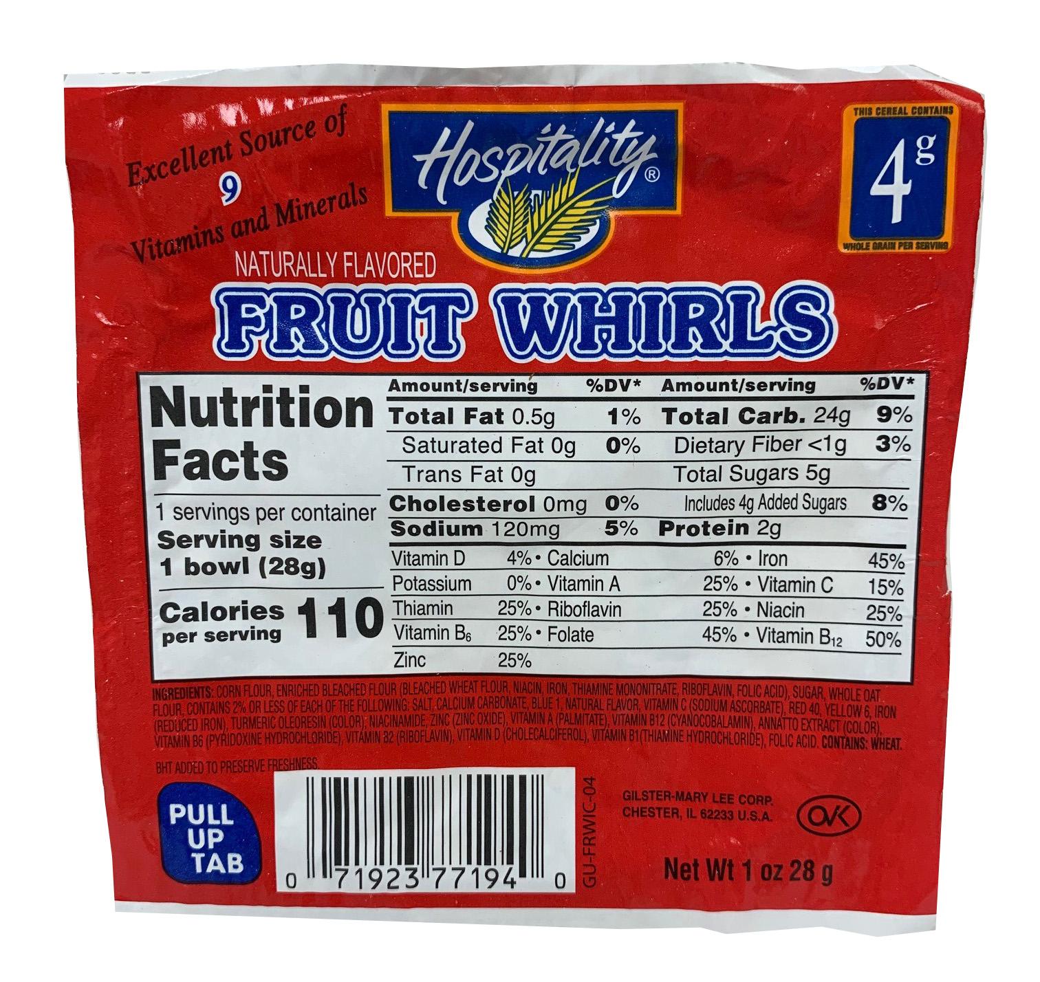 Fruit Whirls Cereal Bowl