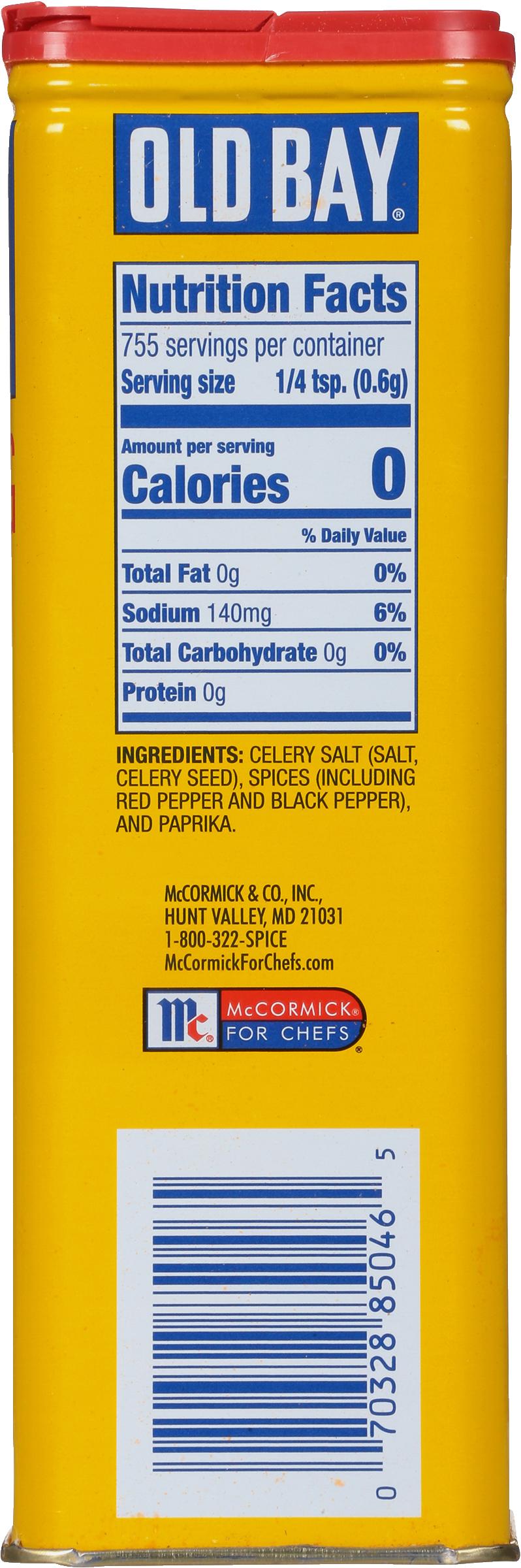 * Old Bay Seasoning 16oz