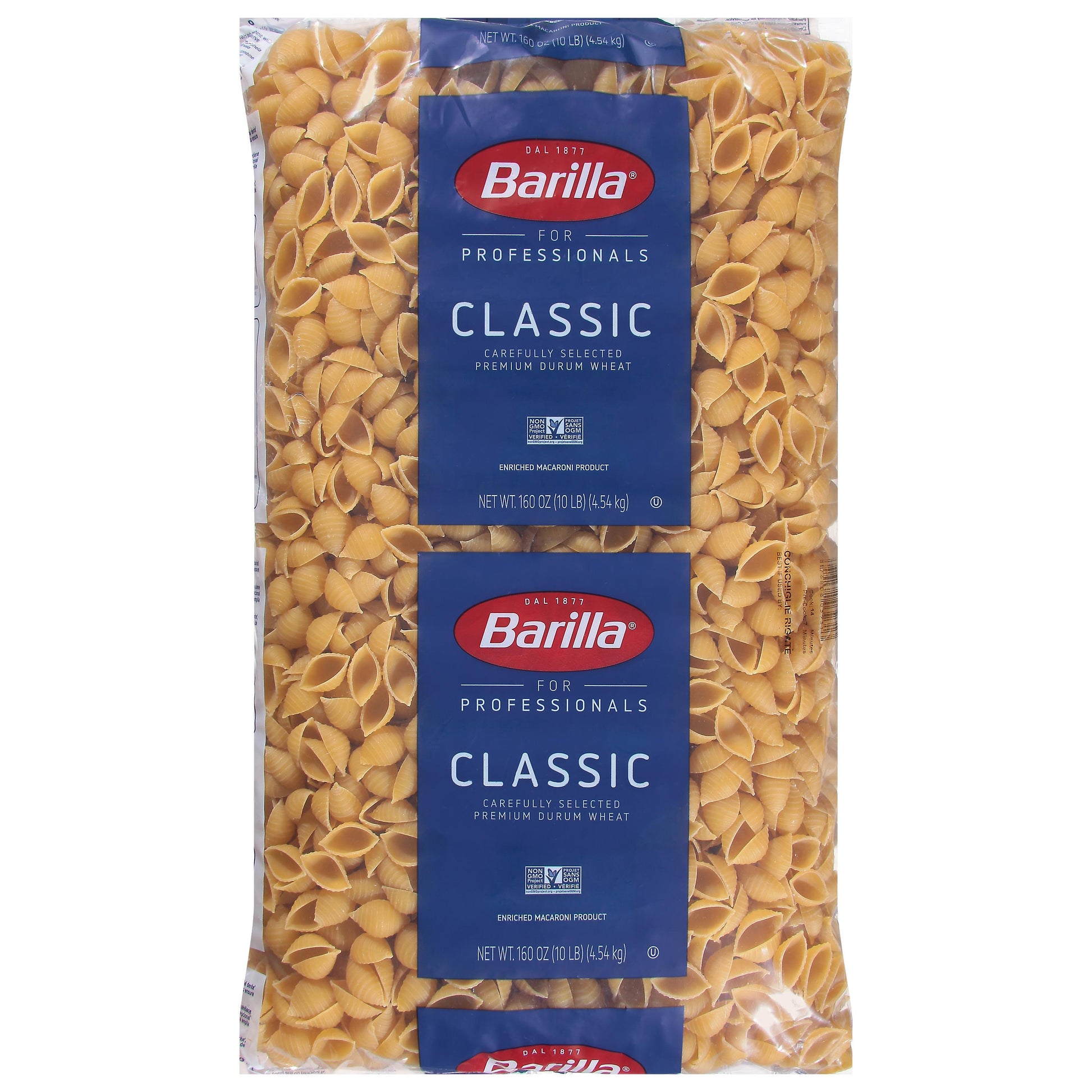 * Conchiglie Rigati Large Shell Pasta Bulk