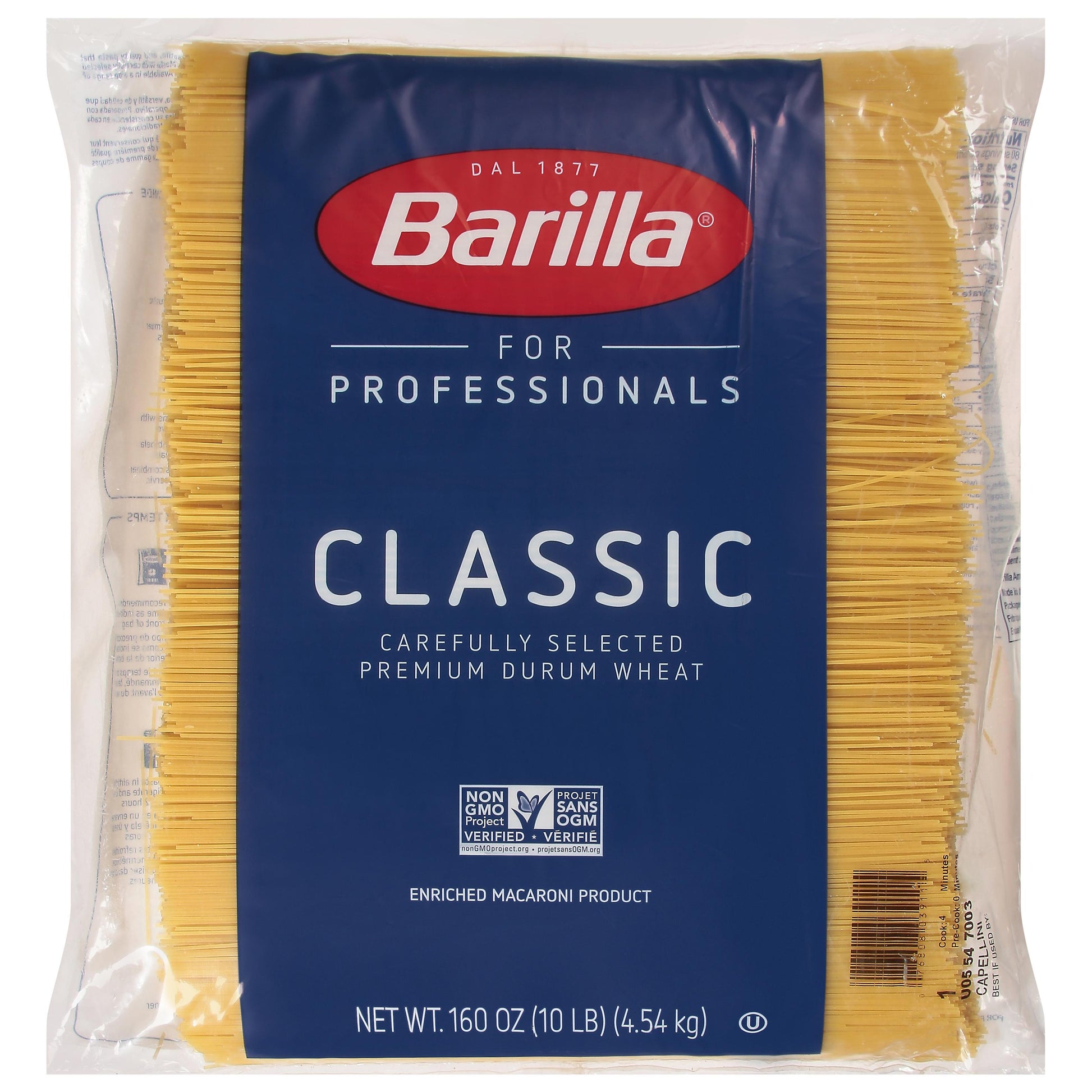 * Bulk Capellini Pasta