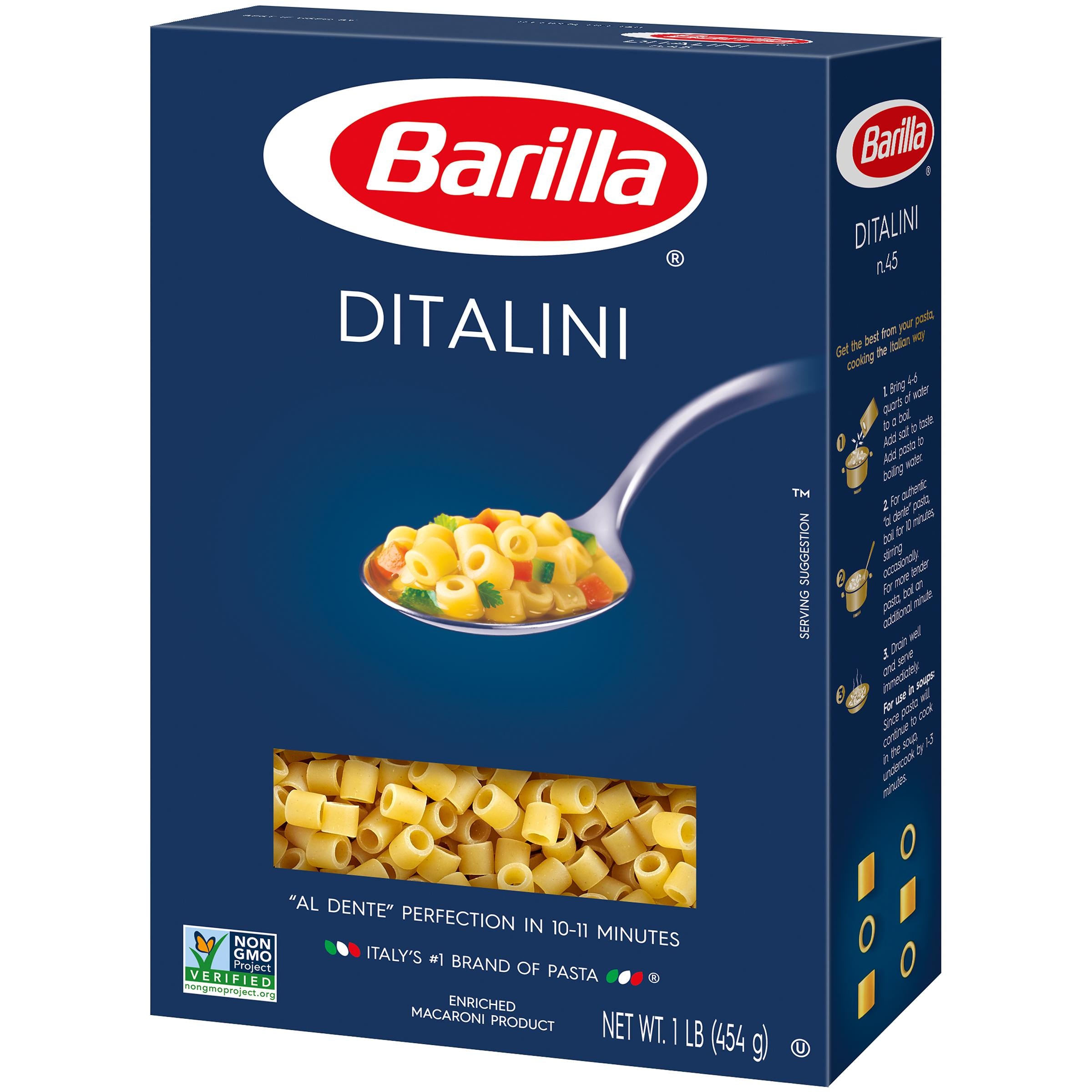 * Ditalini Pasta