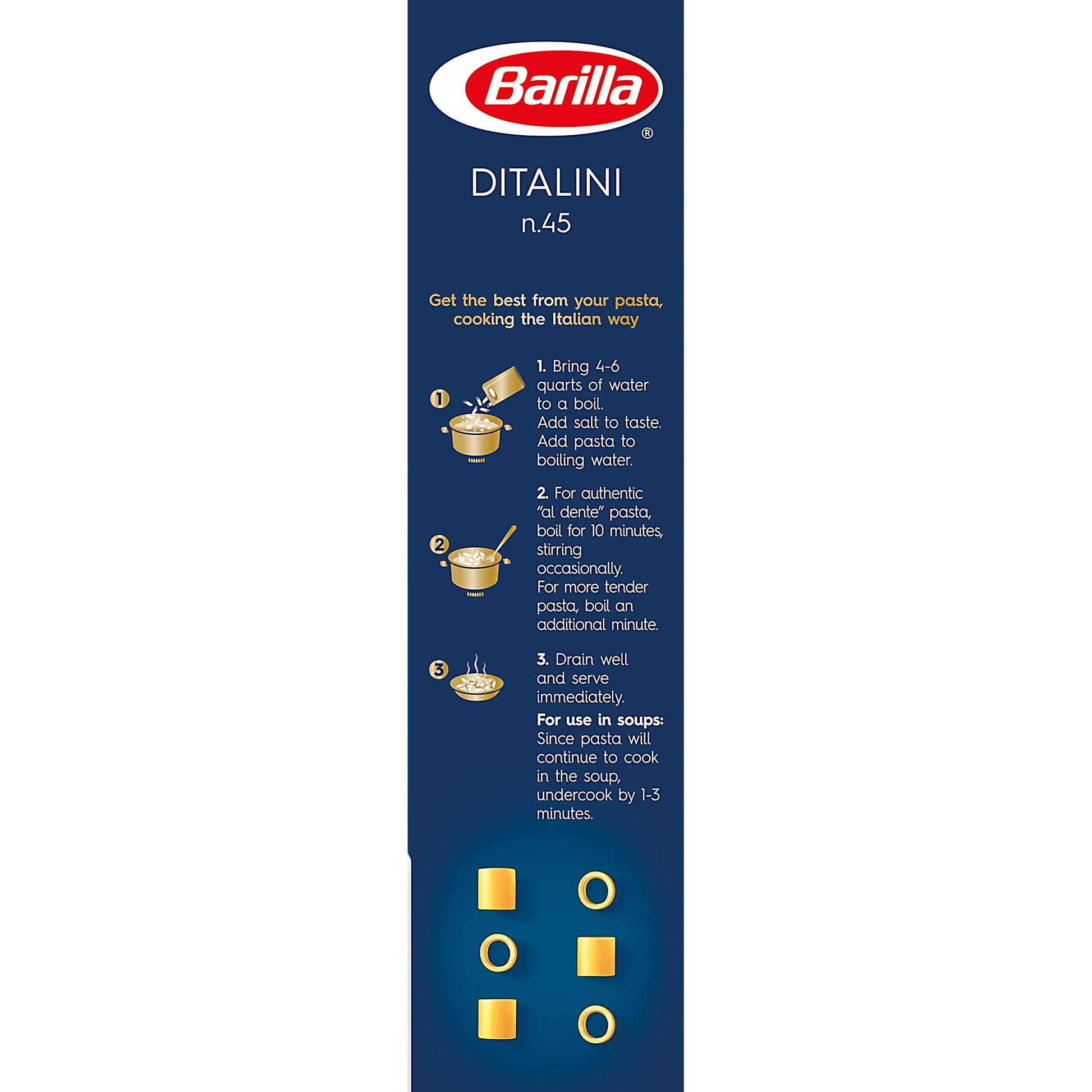 * Ditalini Pasta