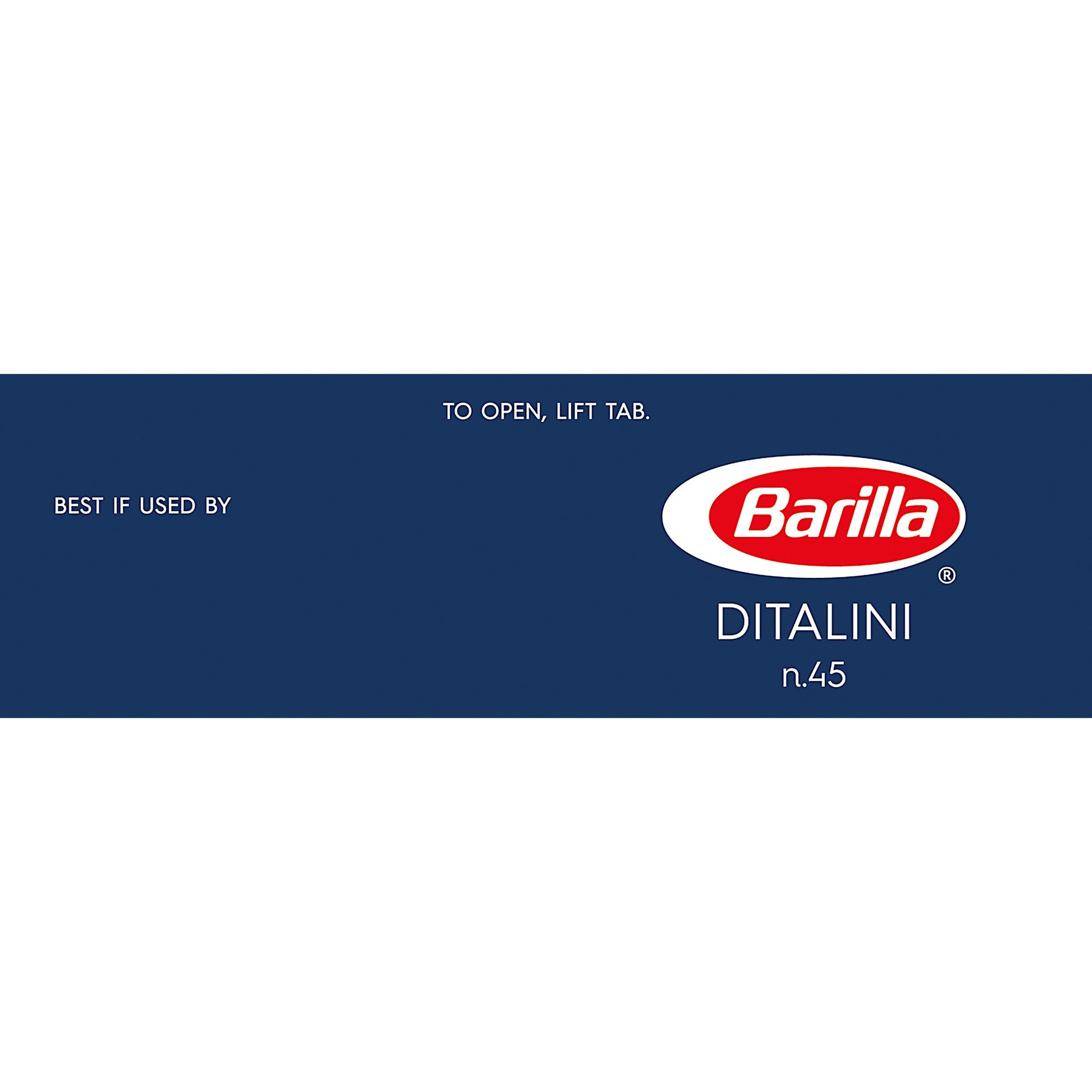 * Ditalini Pasta