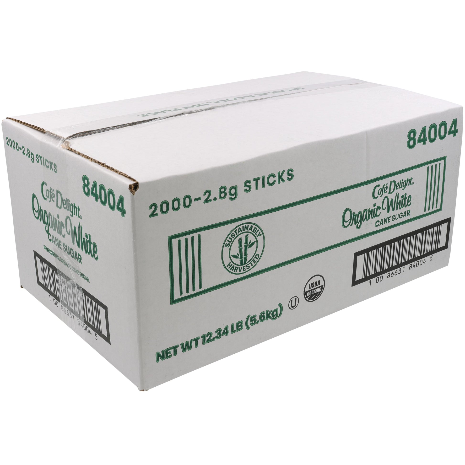 Organic White Sugar Sticks