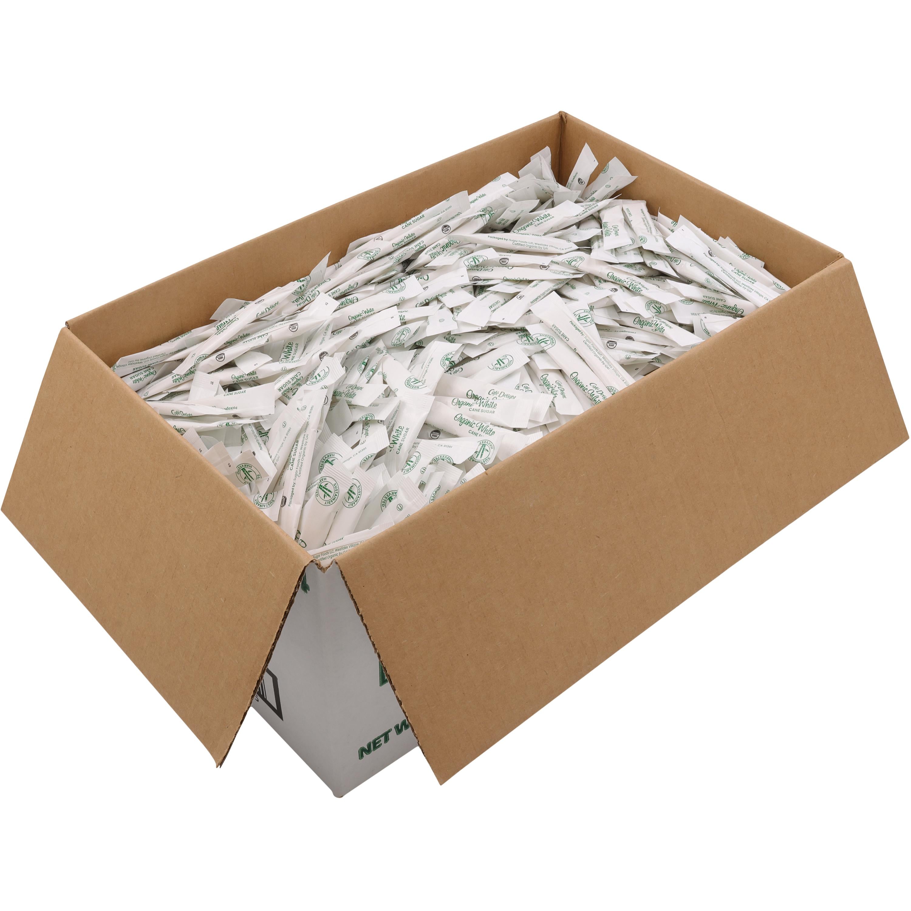 Organic White Sugar Sticks