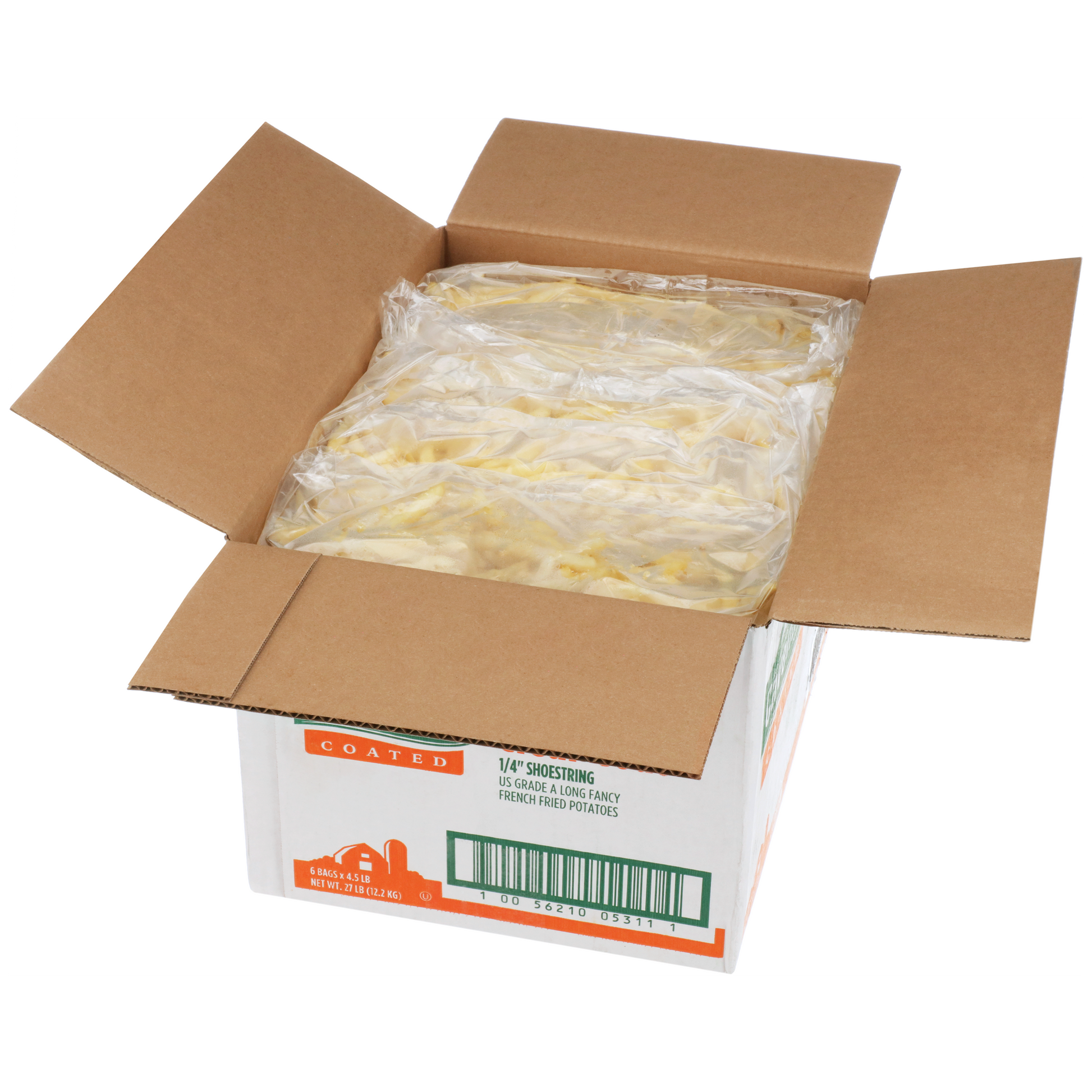 * 1/4 Inch Clear Coated Shoestring Fries