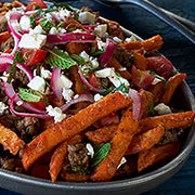 * 3/8 Inch Sweet Potato Trim Cut Fries