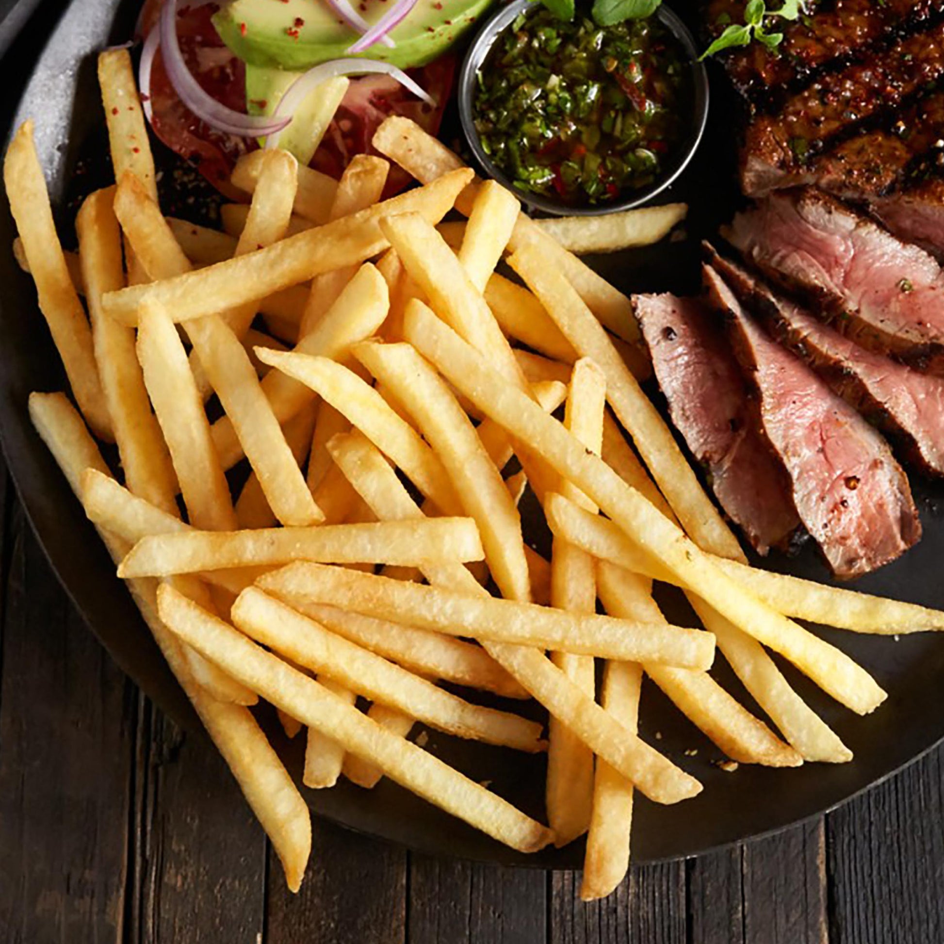 * 3/8 Inch Regular Cut Coated Fries