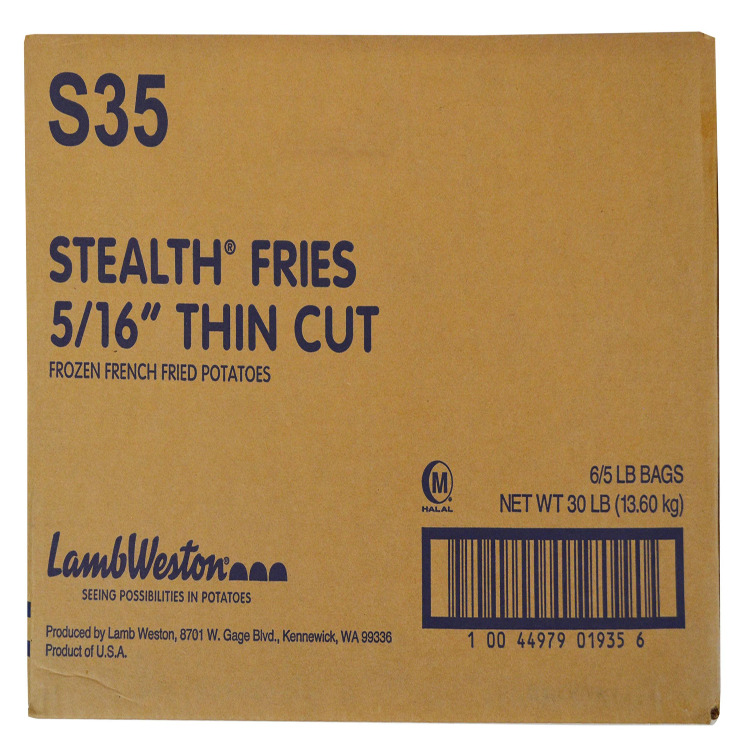 3/16 Inch Skin-On Shoestring Stealth Fries