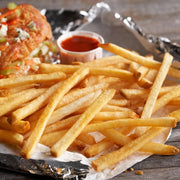 1/4 Inch Skin-On Shoestring Fries