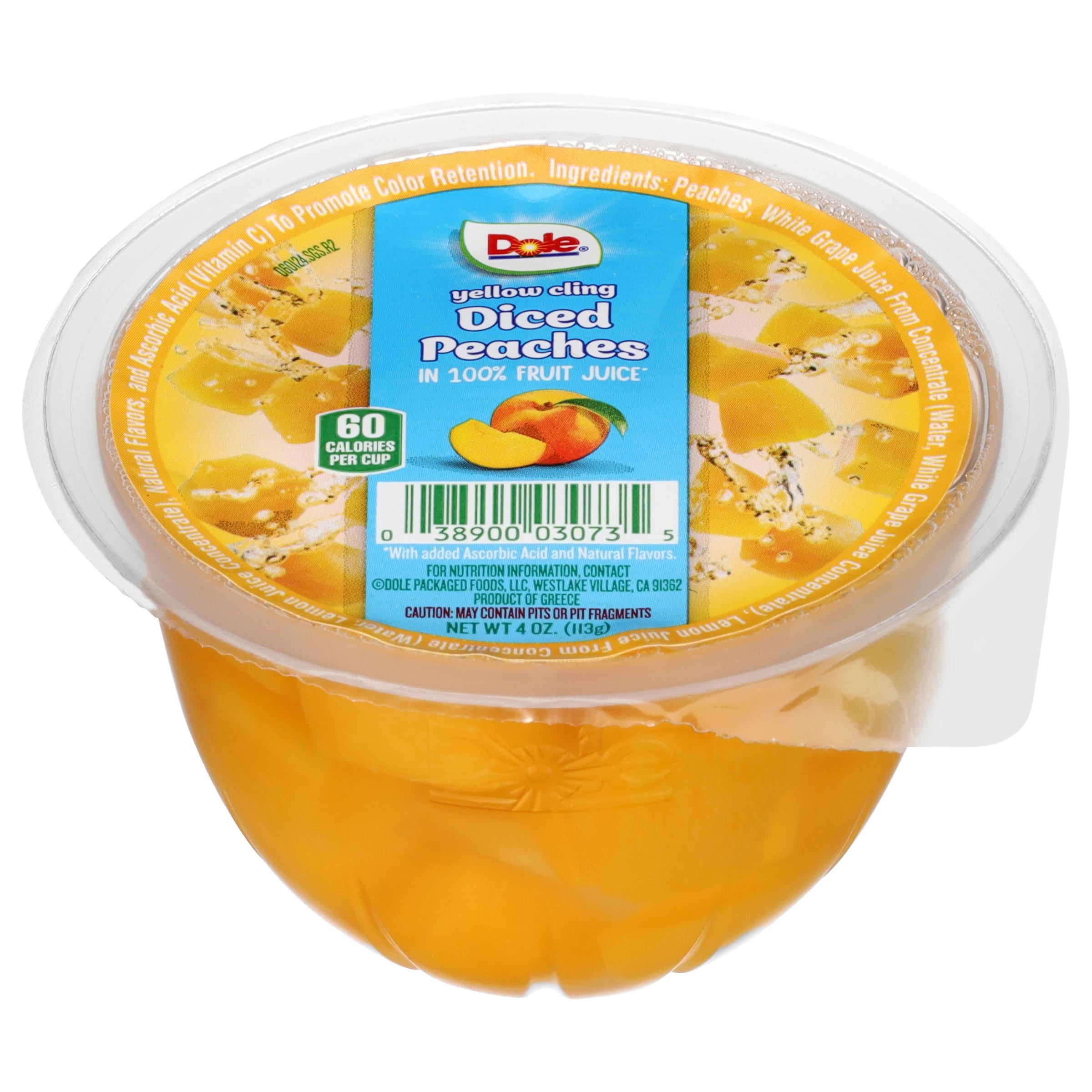 * Diced Peach In Juice