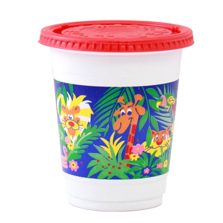 Plastic Cup Kids Combo with Straw