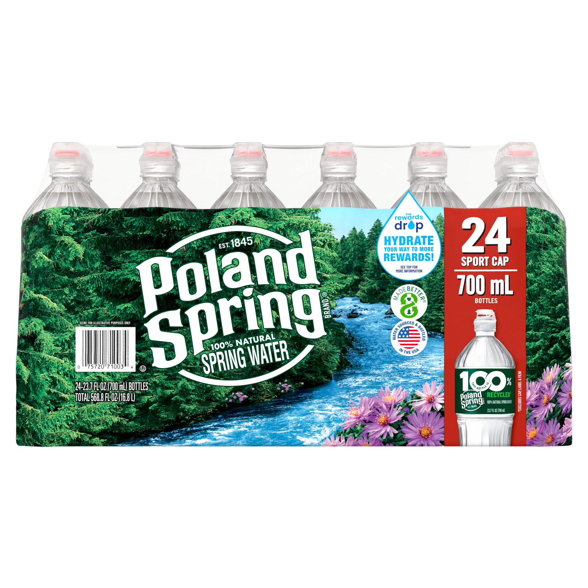 Poland Spring Water Cap