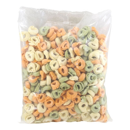 Cooked Tri-Color Cheese Tortellini