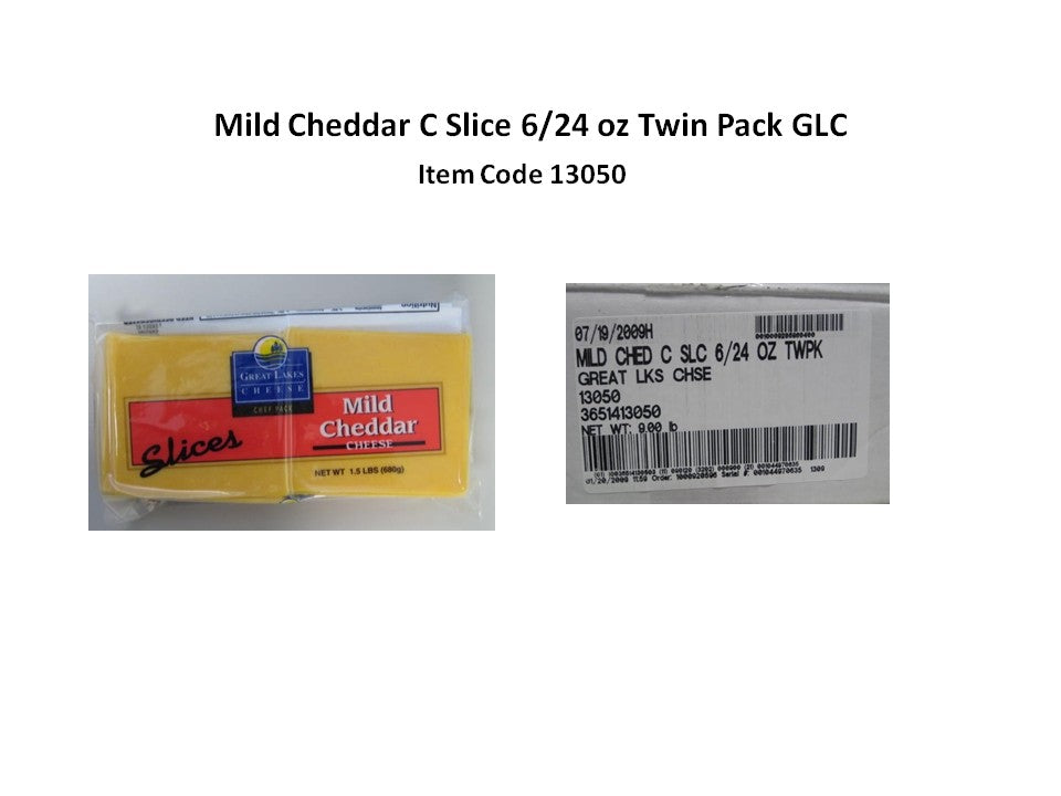 Sliced Yellow Cheddar Cheese