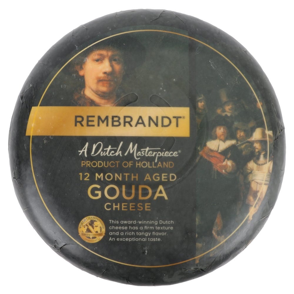 12 Month Aged Rembrandt Gouda Wheel