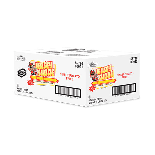 * 3/8 Inch Seasoned Sweet Potato Fries