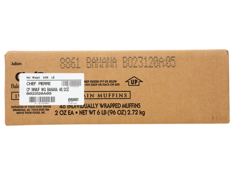 Individually Wrapped 51% Whole Grain Banana Muff