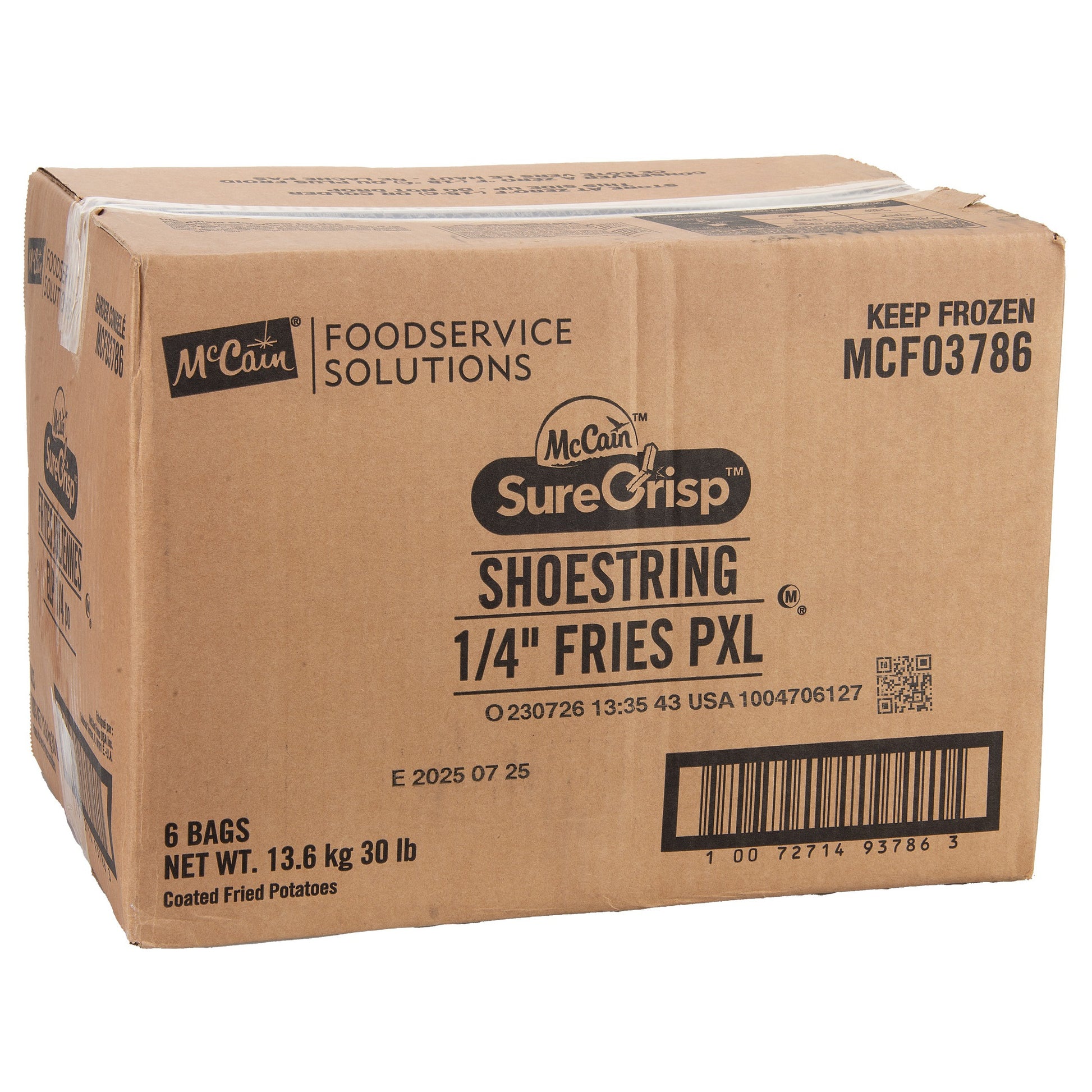 1/4 Inch SureCrisp Shoestring Fries