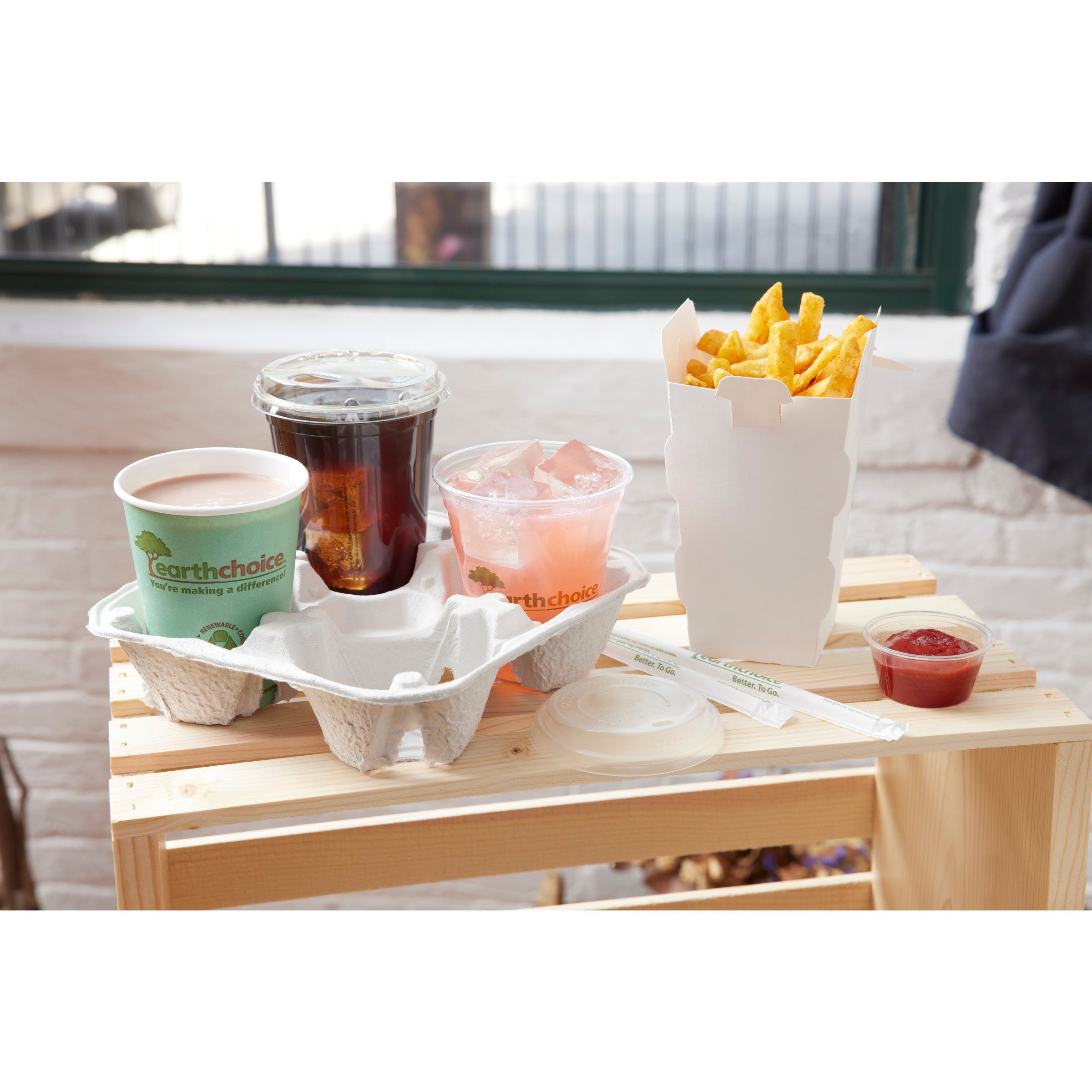 4 Cup Carry Tray