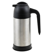 24oz Stainless Black Beverage Server