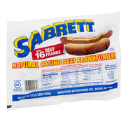 * Natural Casing Beef Franks Hot Dogs 8:1