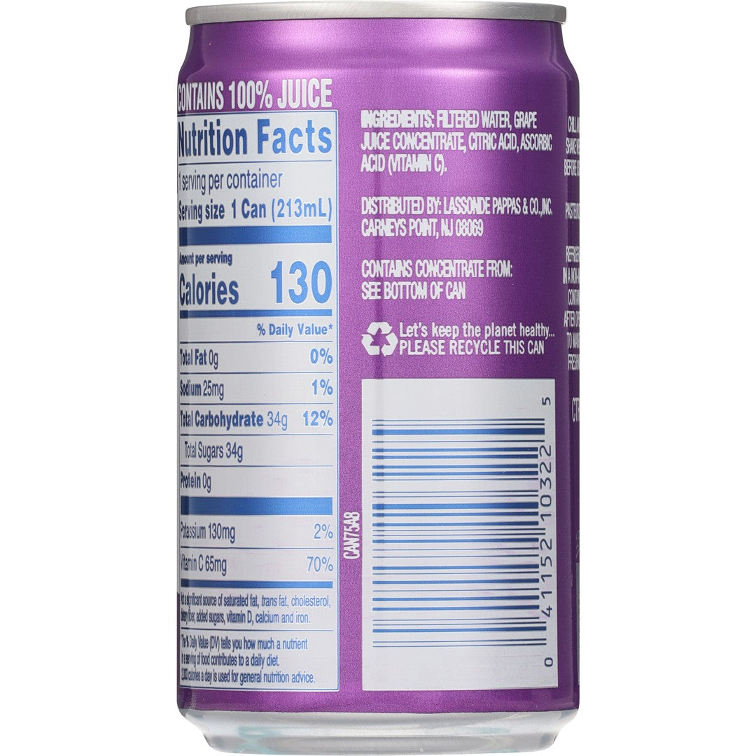 Grape Juice 7.2oz Can