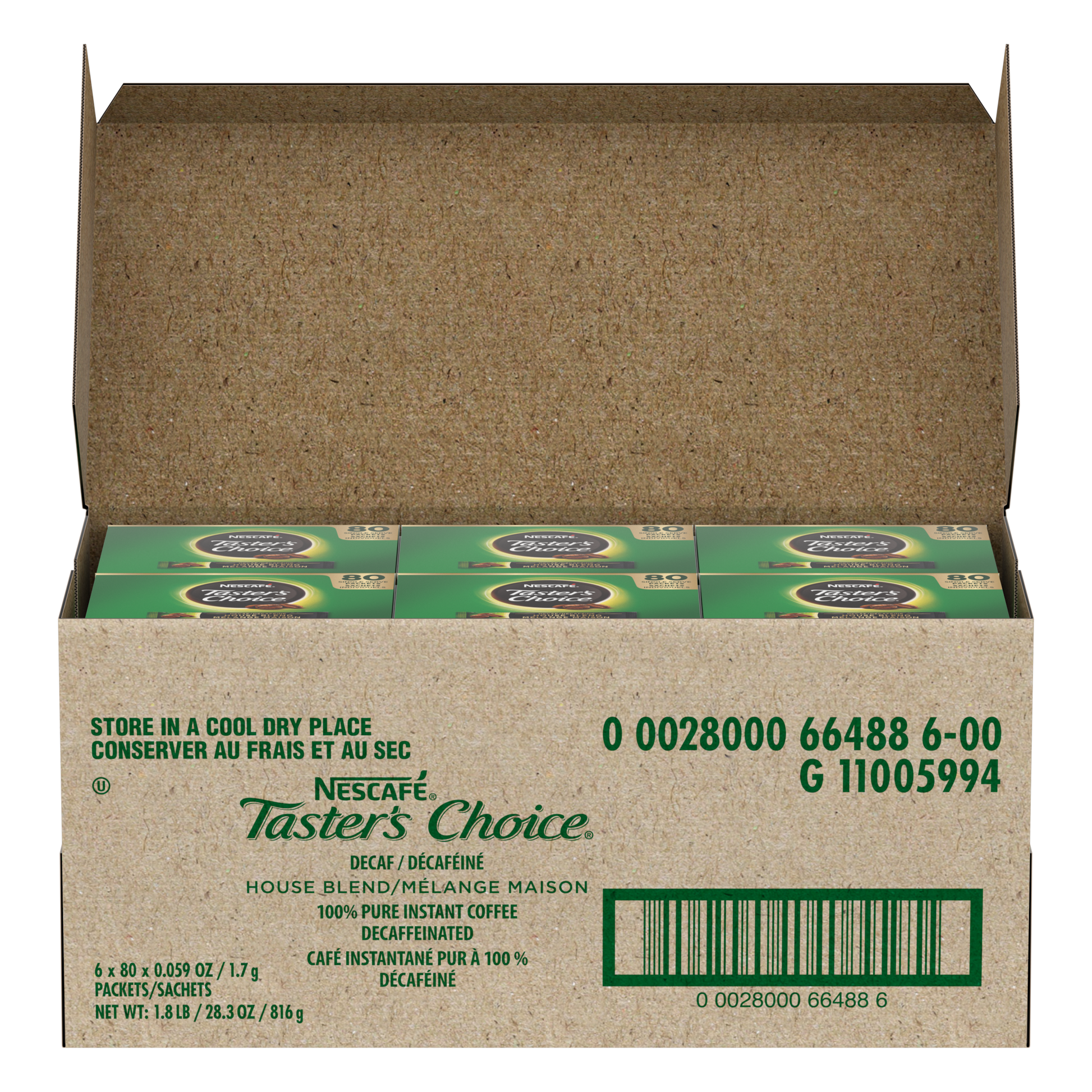 Decaf Instant Coffee Stick Pack