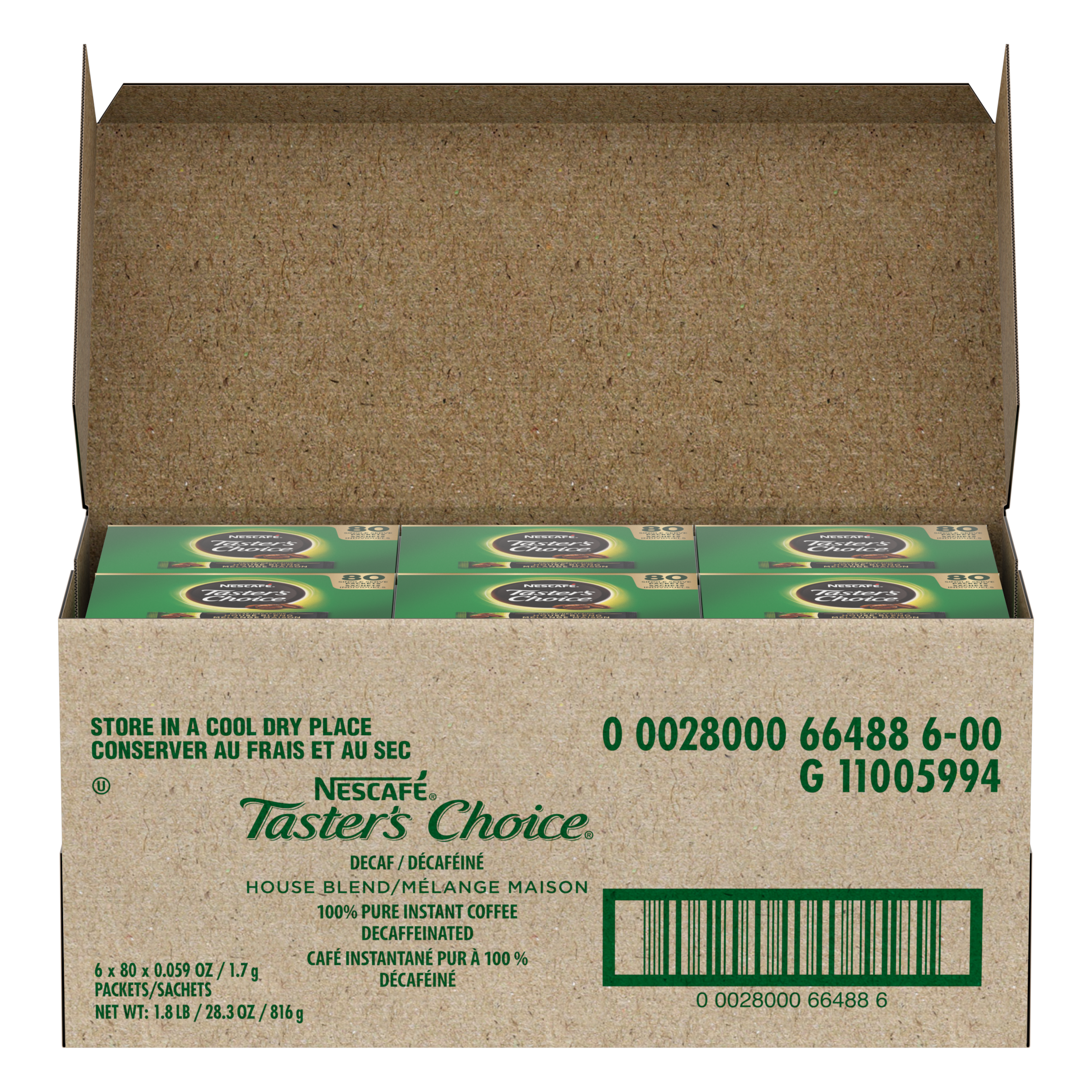 Decaf Instant Coffee Stick Pack