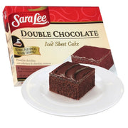 * Double Chocolate Iced Sheet Cake