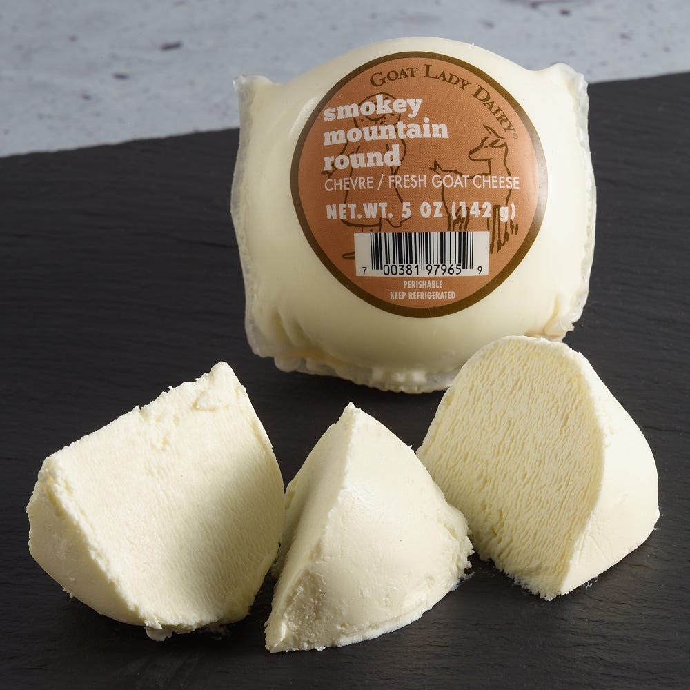 Goat Lady Dairy Smokey Mountain Round Cheese